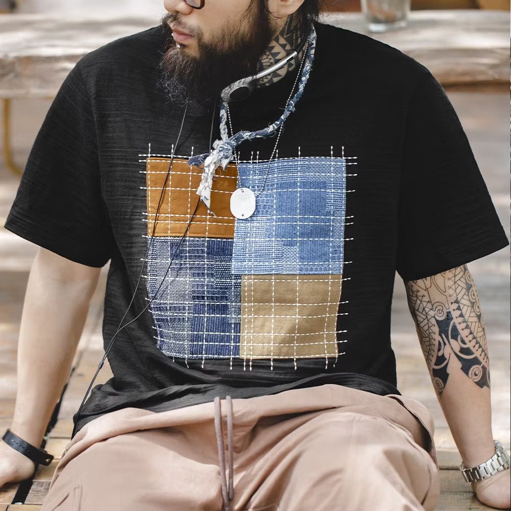 PPFM 💥Stiching square pure cotton shirt Size US M / EU 48-50 / 2 - 2 Thumbnail