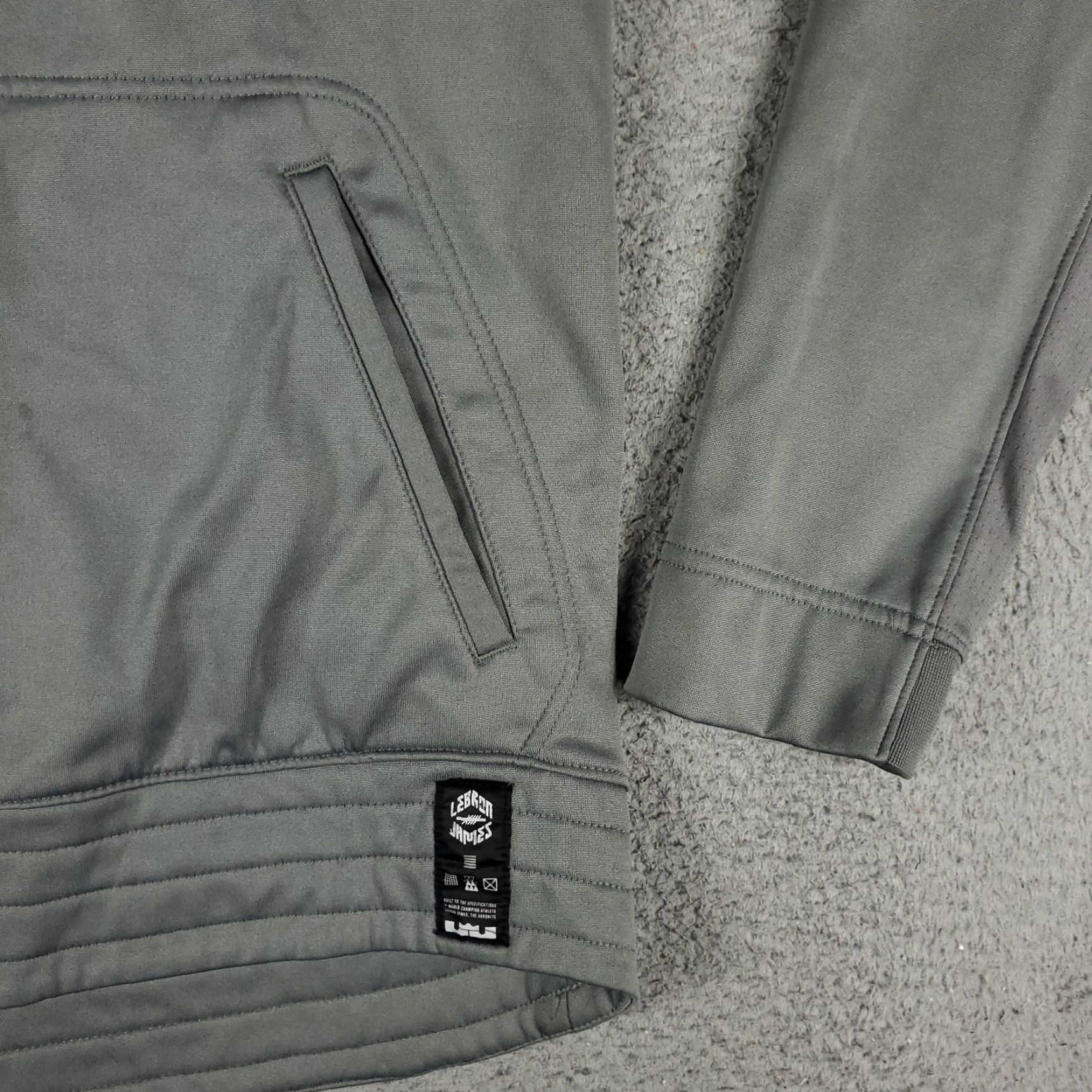 Nike Nike Sweater Mens Size Medium Gray LeBron James Hoodie Pullover Sweatshirt * Size US M / EU 48-50 / 2 - 4 Thumbnail