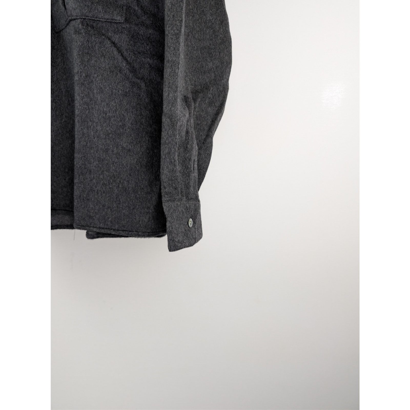 Aime Leon Dore o1rshd1 Cashmere Field Shirt in Graphite Size US XL / EU 56 / 4 - 5 Thumbnail
