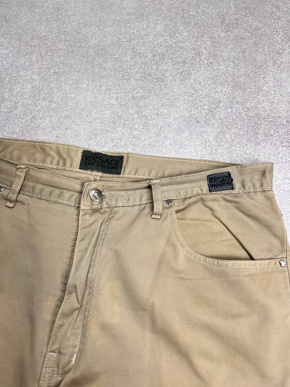 Versace × Vintage VINTAGE VERSACE MEDUSA BAGGY DISTRESSED AVANTGARDE PANTS Y2K Size US 38 / EU 54 - 4 Thumbnail