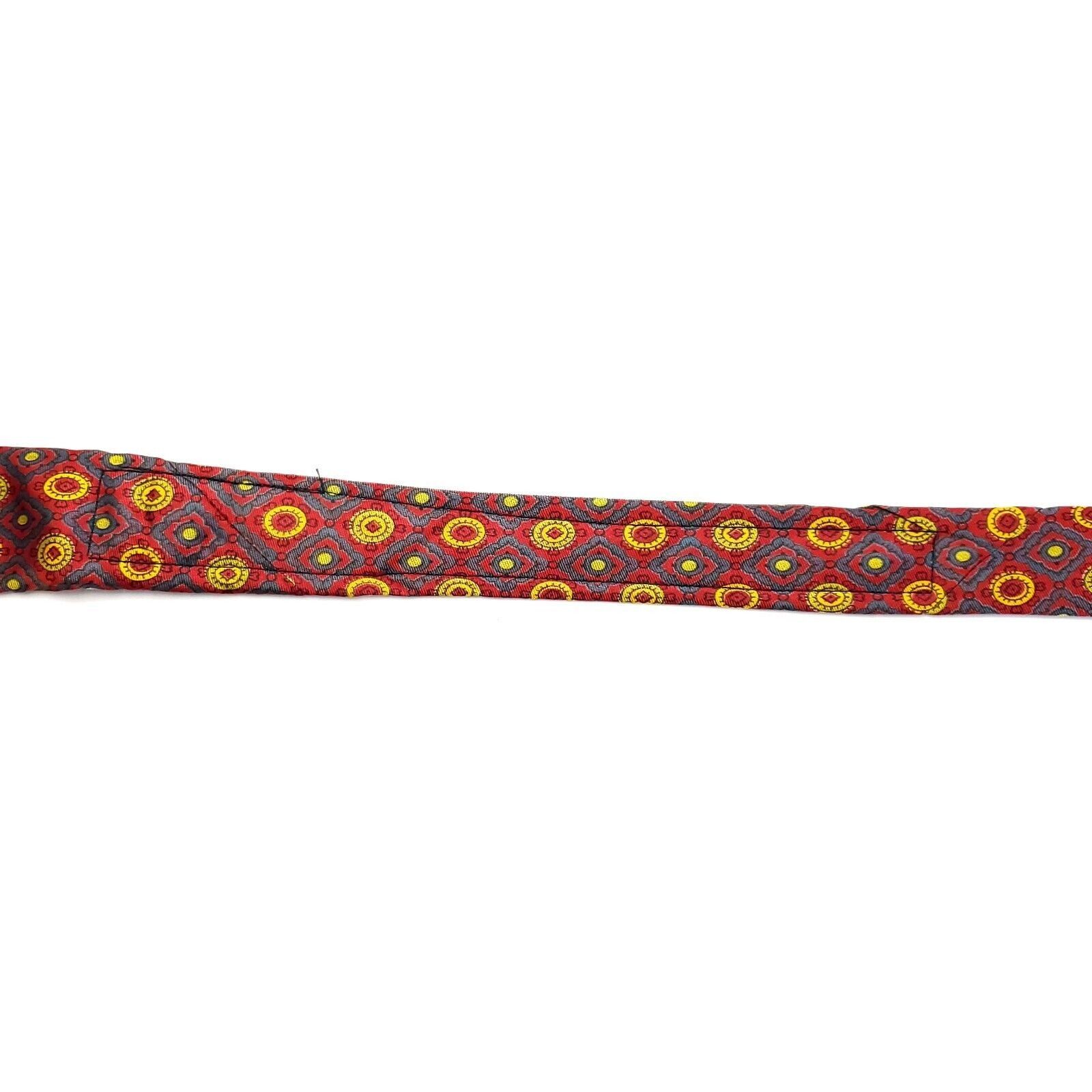 Vintage WM M Frazin Company Red Yellow Blue Geometric Print Short Wi Size ONE SIZE - 7 Thumbnail