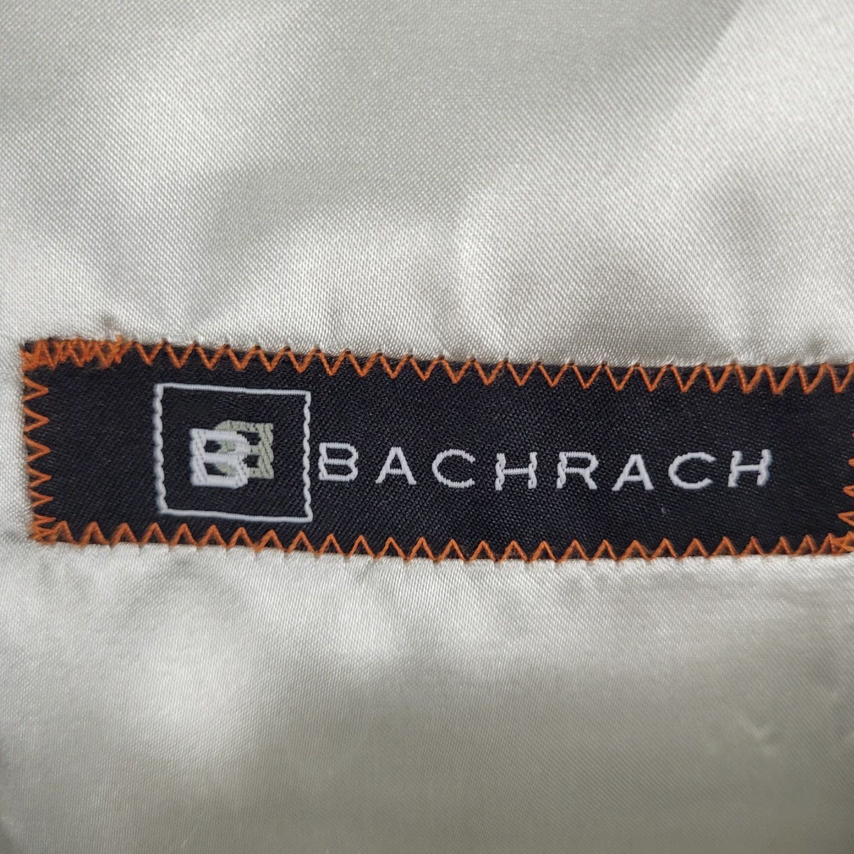 Doublet VINTAGE Bachrach Black 100% Wool 3 Button Double Vented Notch Blazer Sport Coat 42L Size 42R - 3 Thumbnail