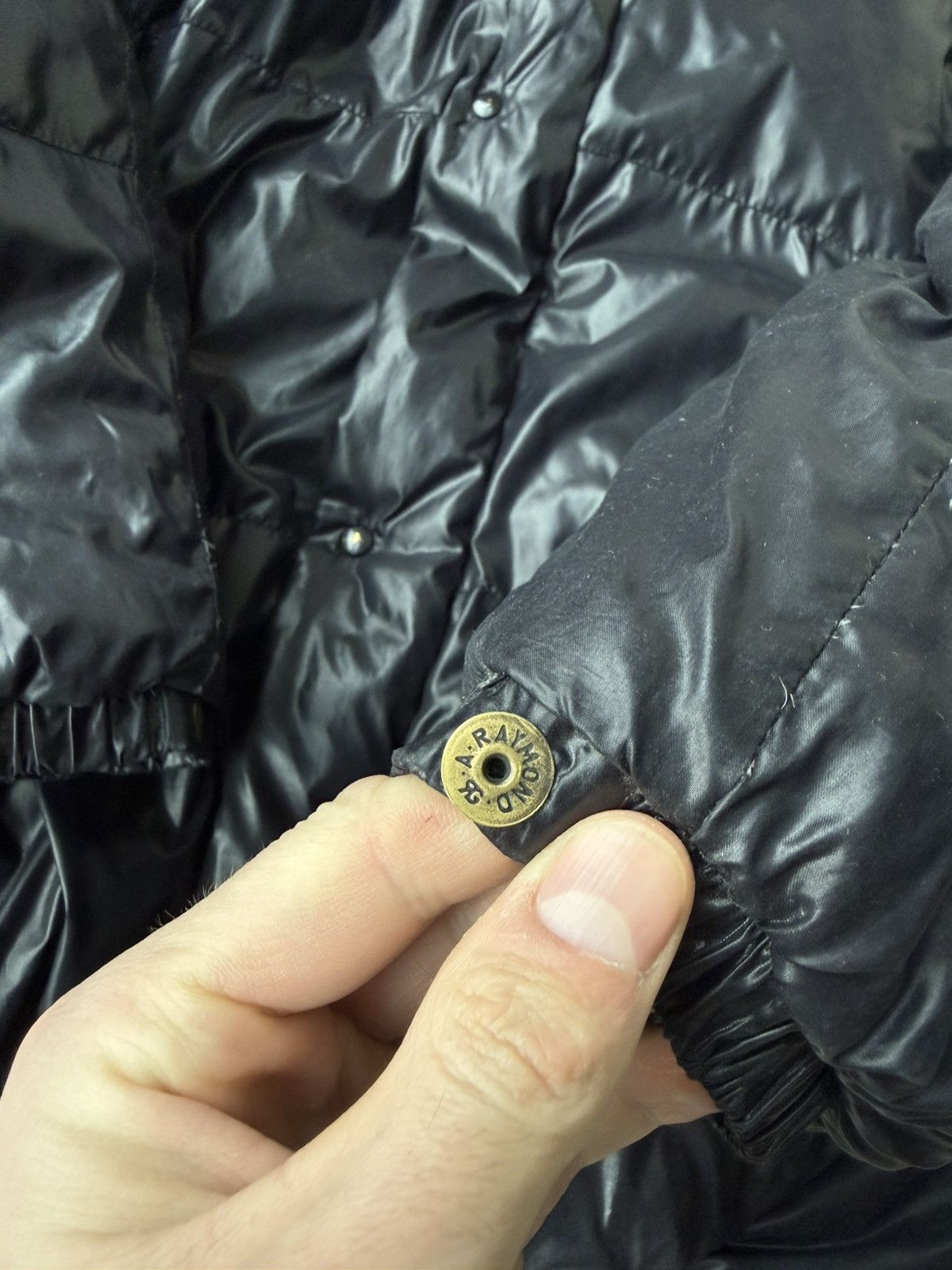 Moncler Vintage 90s Moncler Grenoble Black Puffer Jacket Size US L / EU 52-54 / 3 - 9 Thumbnail