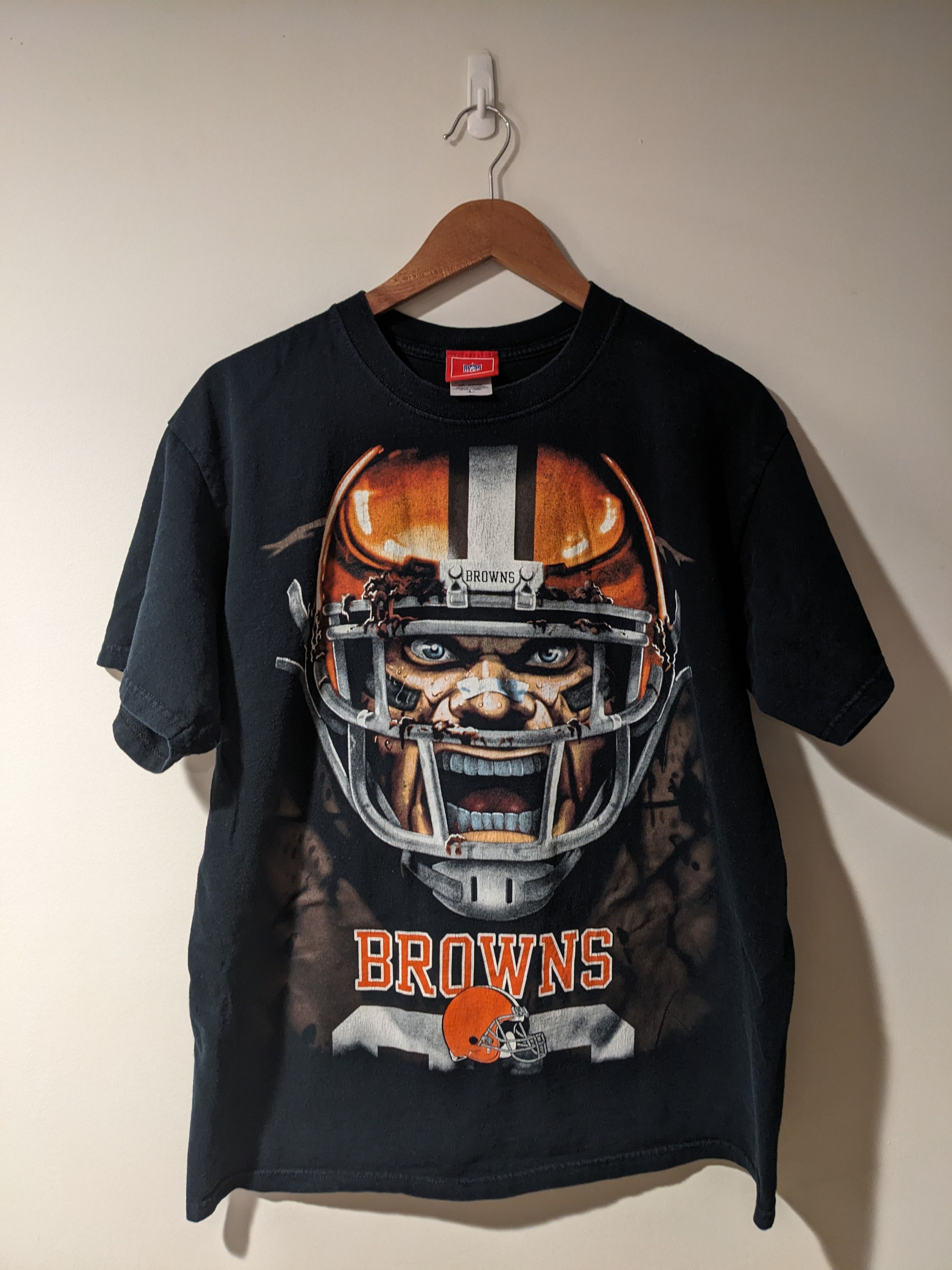 NFL × Vintage Vintage Y2K Cleveland Browns NFL Football Player T-Shirt Size US L / EU 52-54 / 3 - 1 Thumbnail