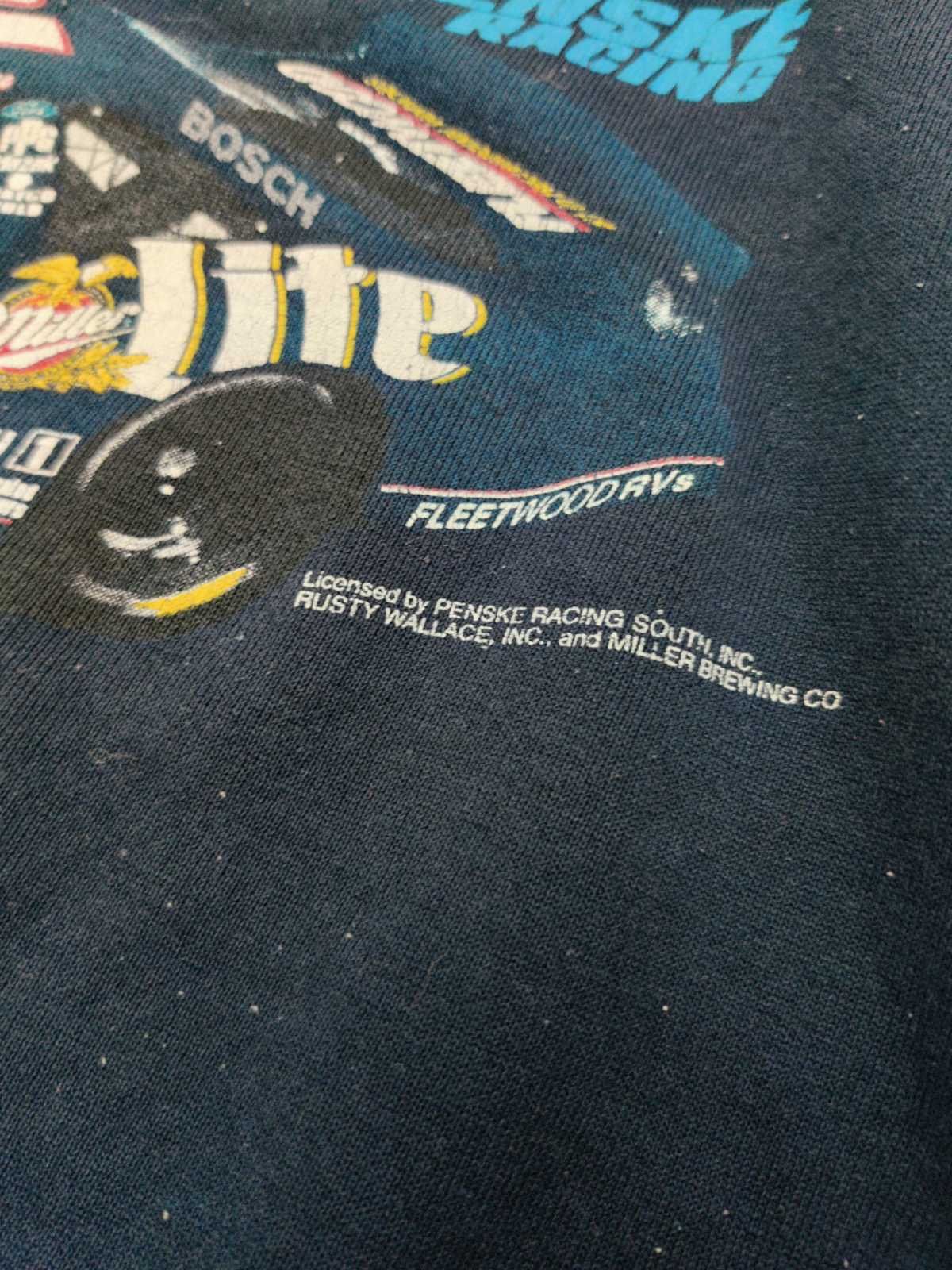 NASCAR Vintage 90s Nascar Rusty Wallace Sweatshirt Size US XL / EU 56 / 4 - 2 Thumbnail