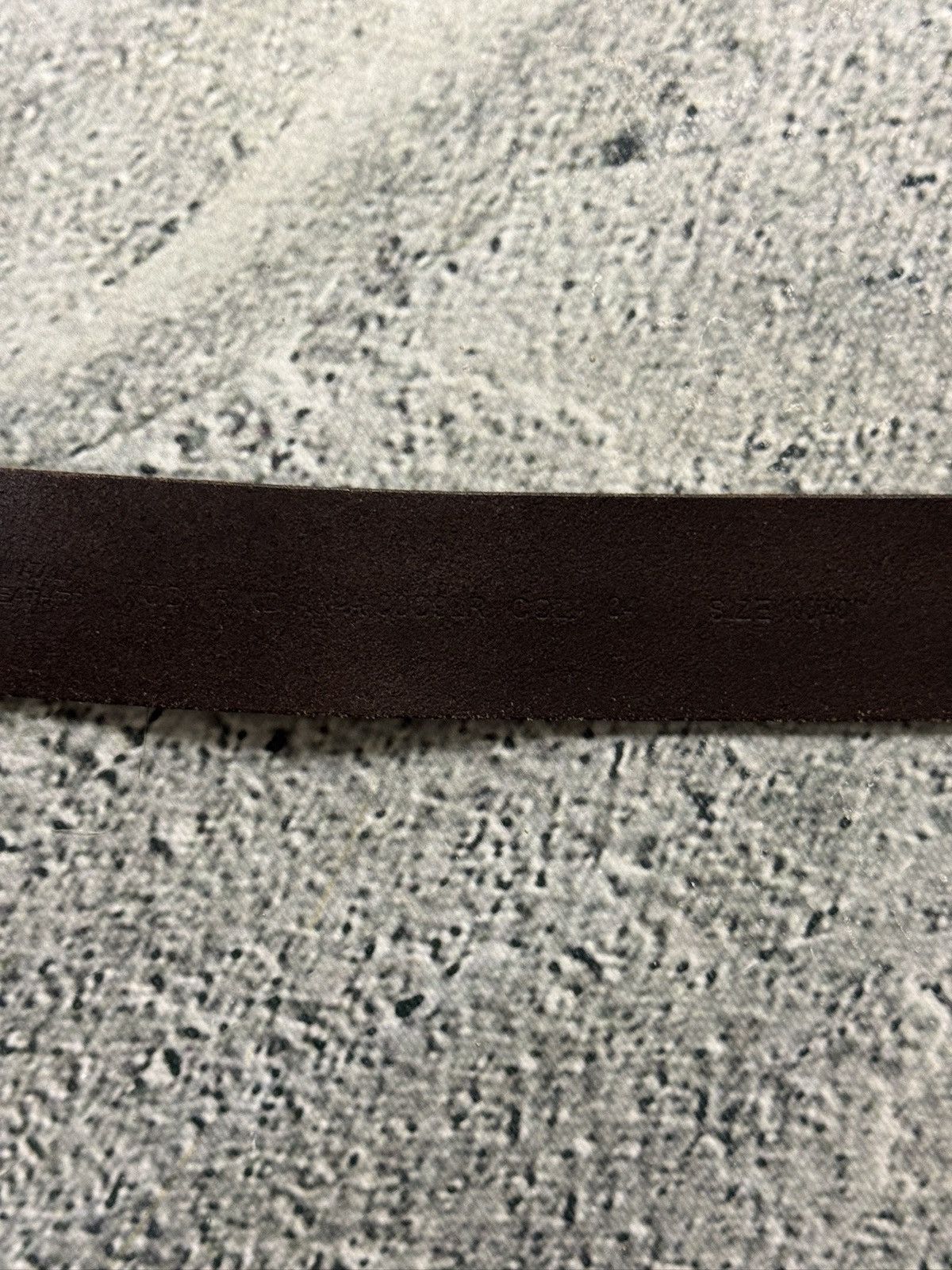 Diesel Diesel leather belt big buckle Y2K brown Size 40 - 4 Thumbnail