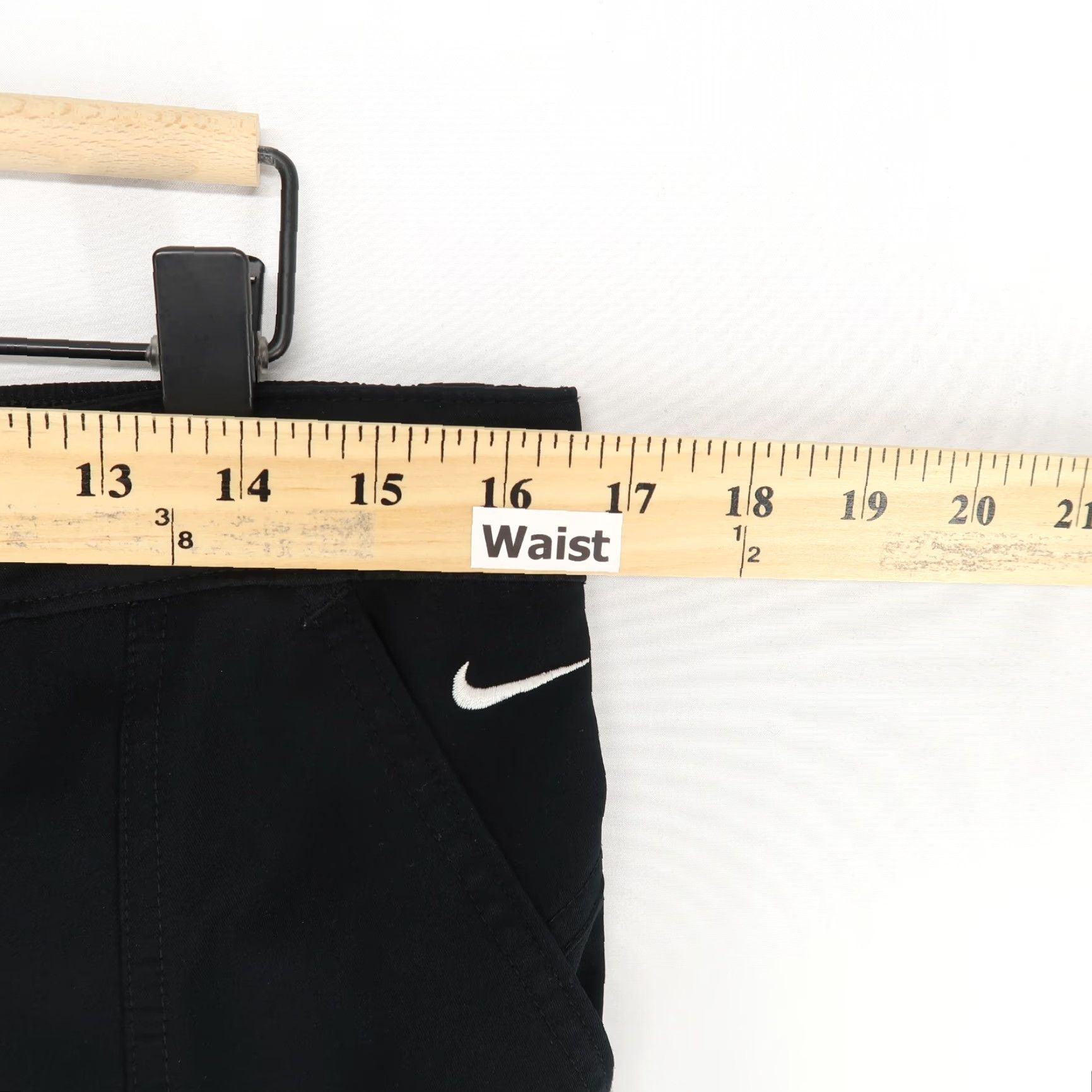 Nike Nike Track Pants Womens L Black Drawstring Waist Athletic Training Size 36" / US 14 / IT 50 - 6 Thumbnail