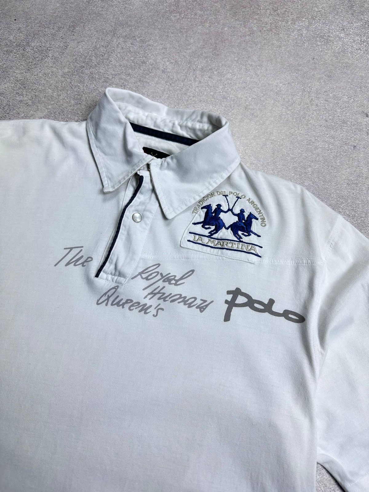 La Martina Vintage 90s La Martina Archival Polo Shirt L Size US L / EU 52-54 / 3 - 3 Thumbnail
