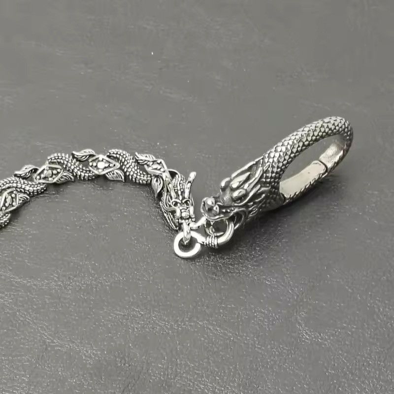 Japanese Brand × Vintage Retro Dragon Head Jeans Chain Wallet Size ONE SIZE - 4 Thumbnail