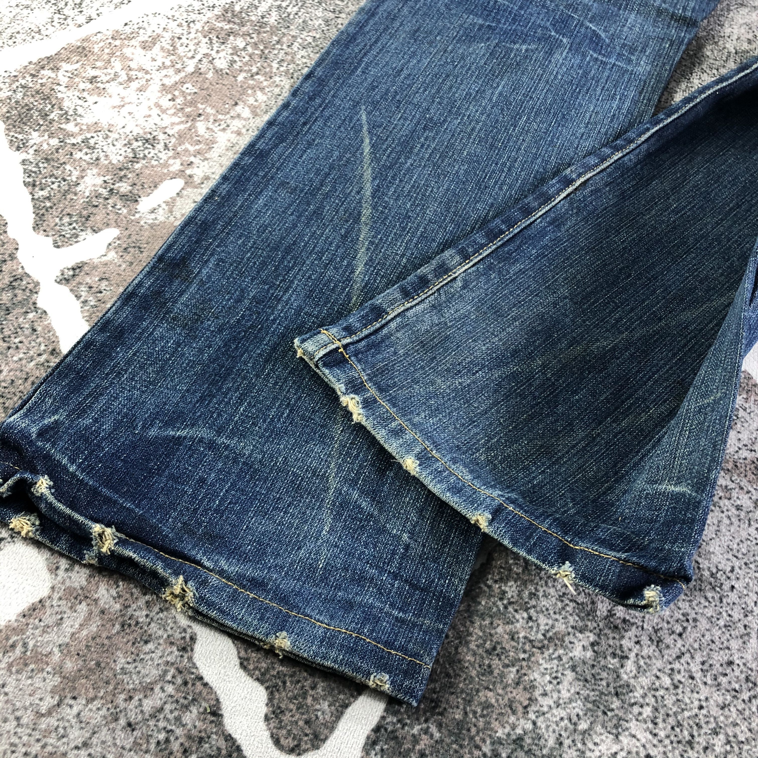 Japanese Brand Japanese Brand Point Loma Jeans Patchwork Denim KJ2299 Size US 32 / EU 48 - 5 Thumbnail