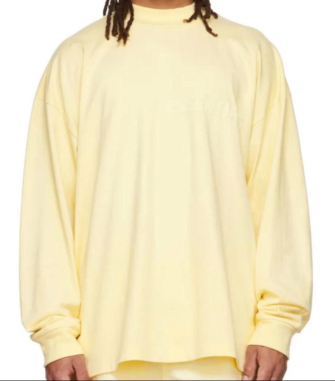 Fear of God Fear of God Essentials L/S Tee Canary Size XXL Size US XXL / EU 58 / 5 - 4 Thumbnail