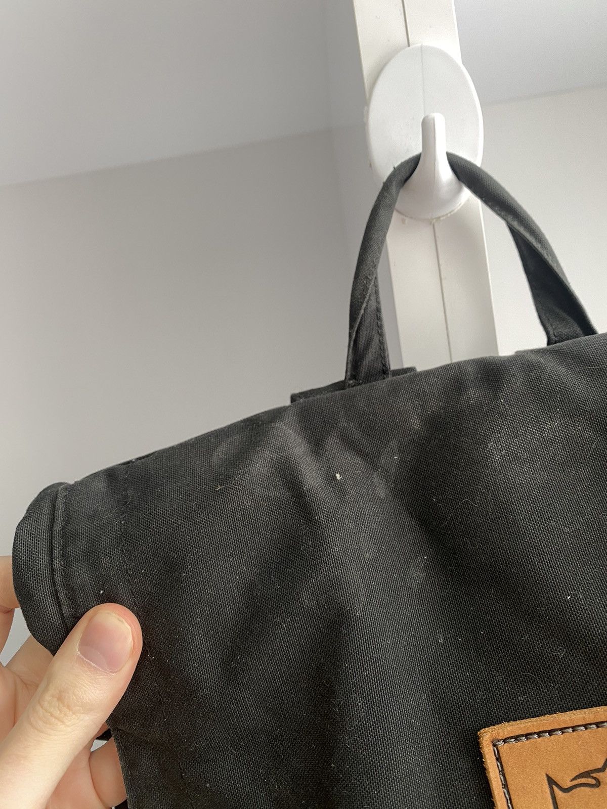 Fjallraven × Vintage Vintage Fjallraven Unisex Black Large G-1000 Laptop Backpack Size ONE SIZE - 8 Thumbnail