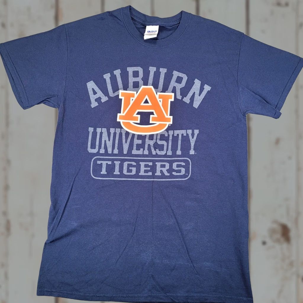 Gildan Gildan Auburn University Tigers T-Shirt Mens Medium Navy Blue Graphic SEC Size US M / EU 48-50 / 2 - 1 Thumbnail