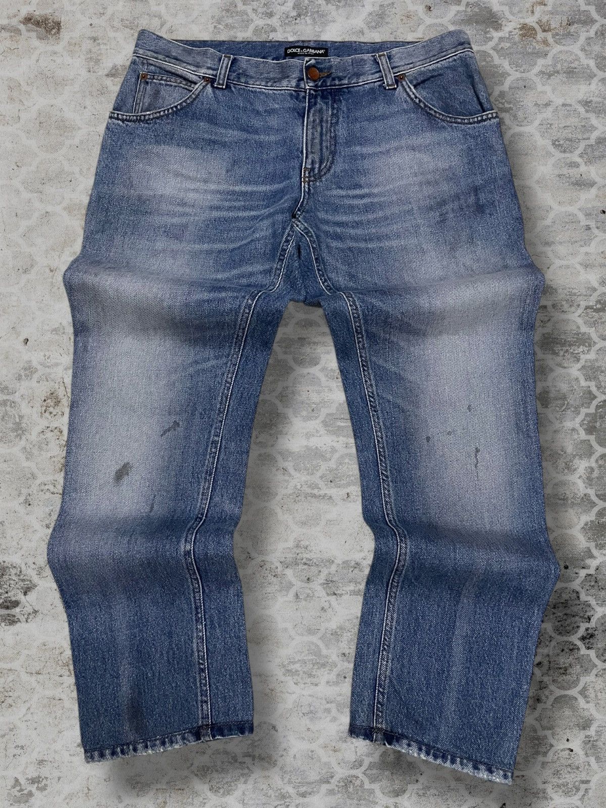Dolce & Gabbana Vintage Authentic Designer Dolce & Gabbana Distressed Denim Size US 34 / EU 50 - 1 Thumbnail