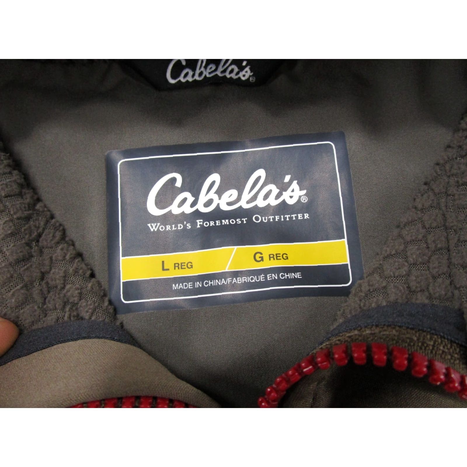 Vintage CABELAS Mens Thermal Full Zip Jacket Pockets Hunting Outdoors Size L Size US L / EU 52-54 / 3 - 2 Thumbnail