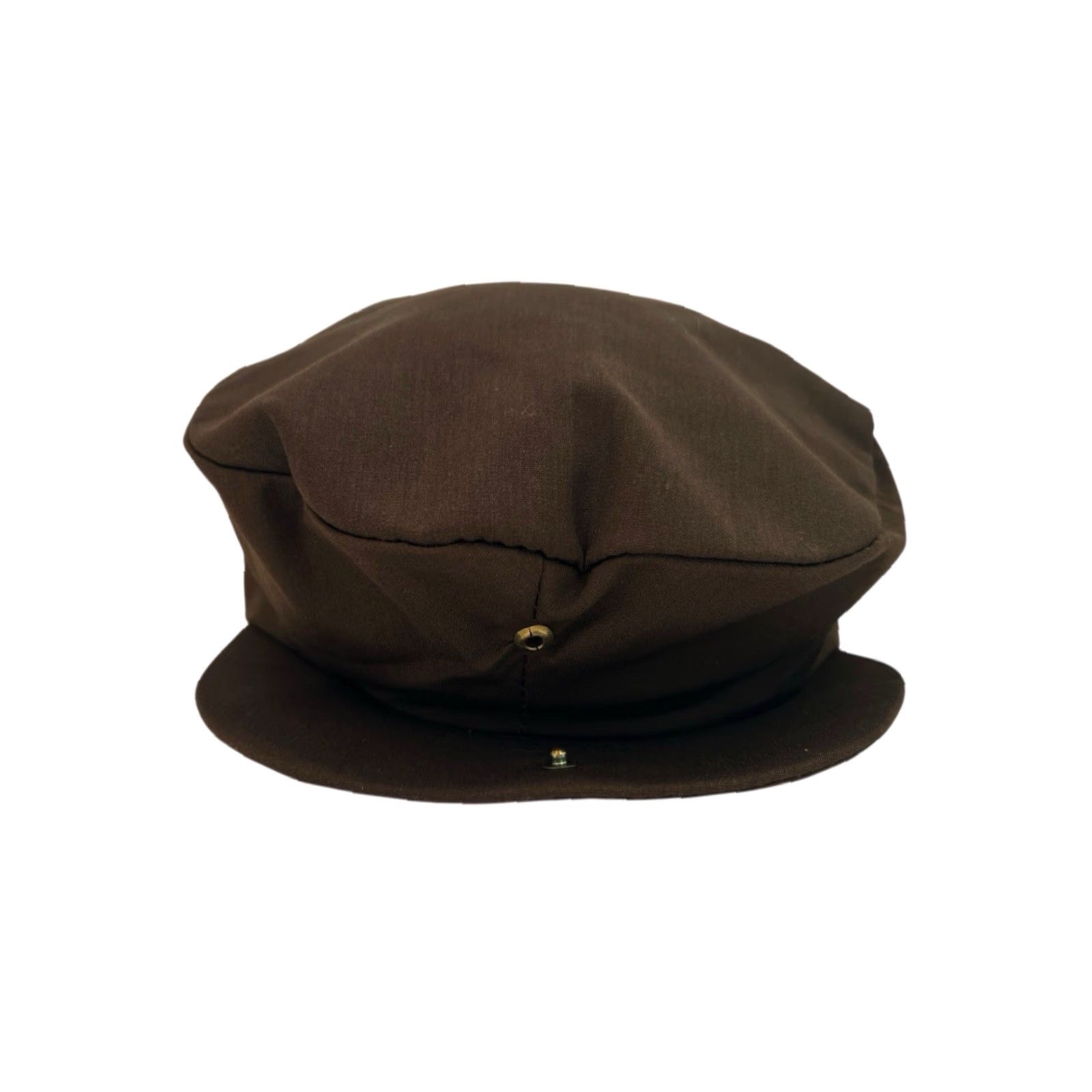Vintage VINTAGE Cabbie Drivers Flat Cap Hat Mens Large Brown 90s Deadstock NWOT Made in USA Size ONE SIZE - 7 Thumbnail