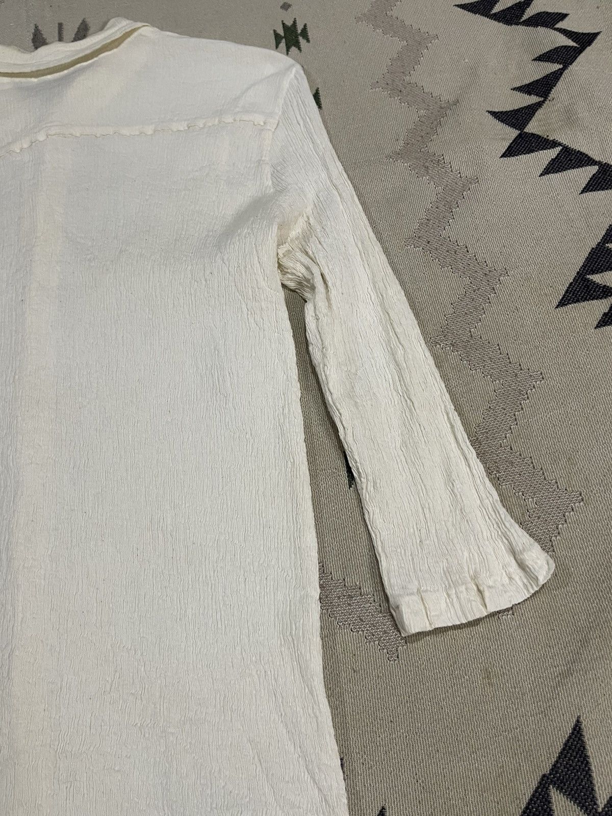 Tsumori Chisato 1990s TSUMORI CHISATO ISSEY MIYAKE PLEATED BUTTON BLOUSES Size XS / US 0-2 / IT 36-38 - 12 Thumbnail