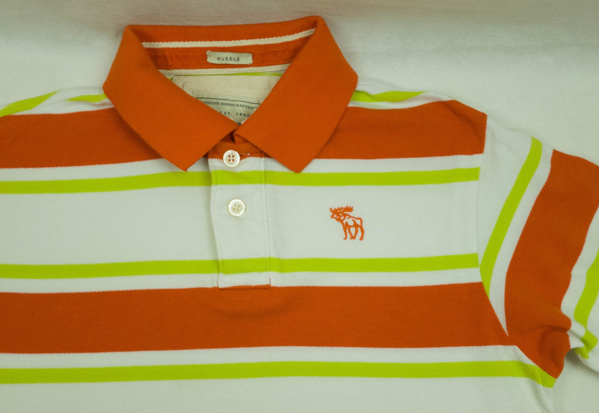 Abercrombie & Fitch Abercrombie & Fitch mens polo top cotton size M-L ( LABEL M) Size US M / EU 48-50 / 2 - 4 Thumbnail