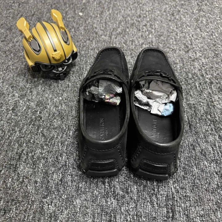 Louis Vuitton Louis Vuitton Casual Black Slip-On Shoes for Men -2508 Size US 8.5 / EU 41-42 - 3 Thumbnail