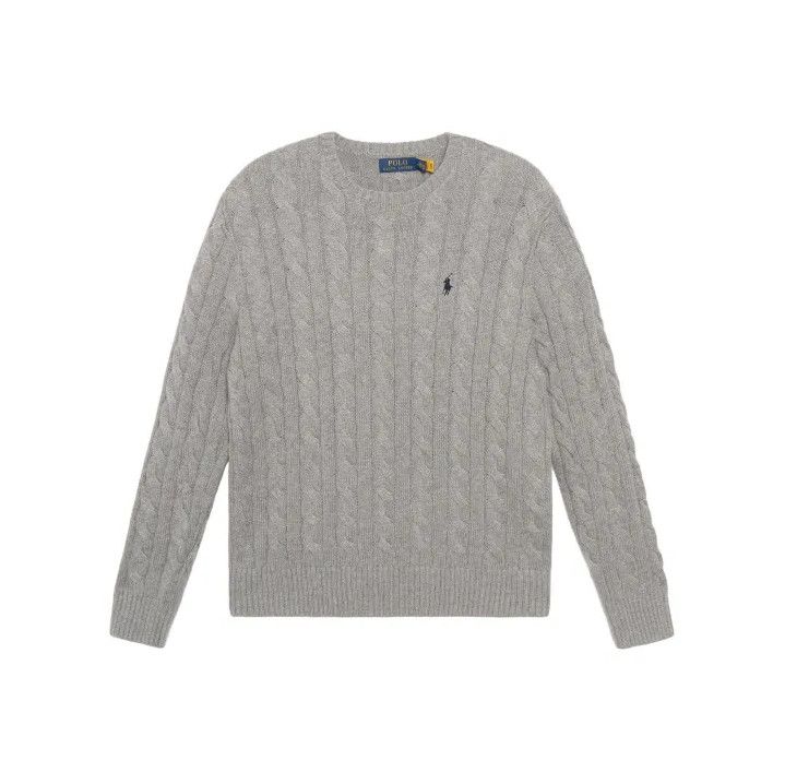 Polo Ralph Lauren Polo Ralph Lauren Men's Gray Logo Embroidered Sweater Size US L / EU 52-54 / 3 - 1 Thumbnail