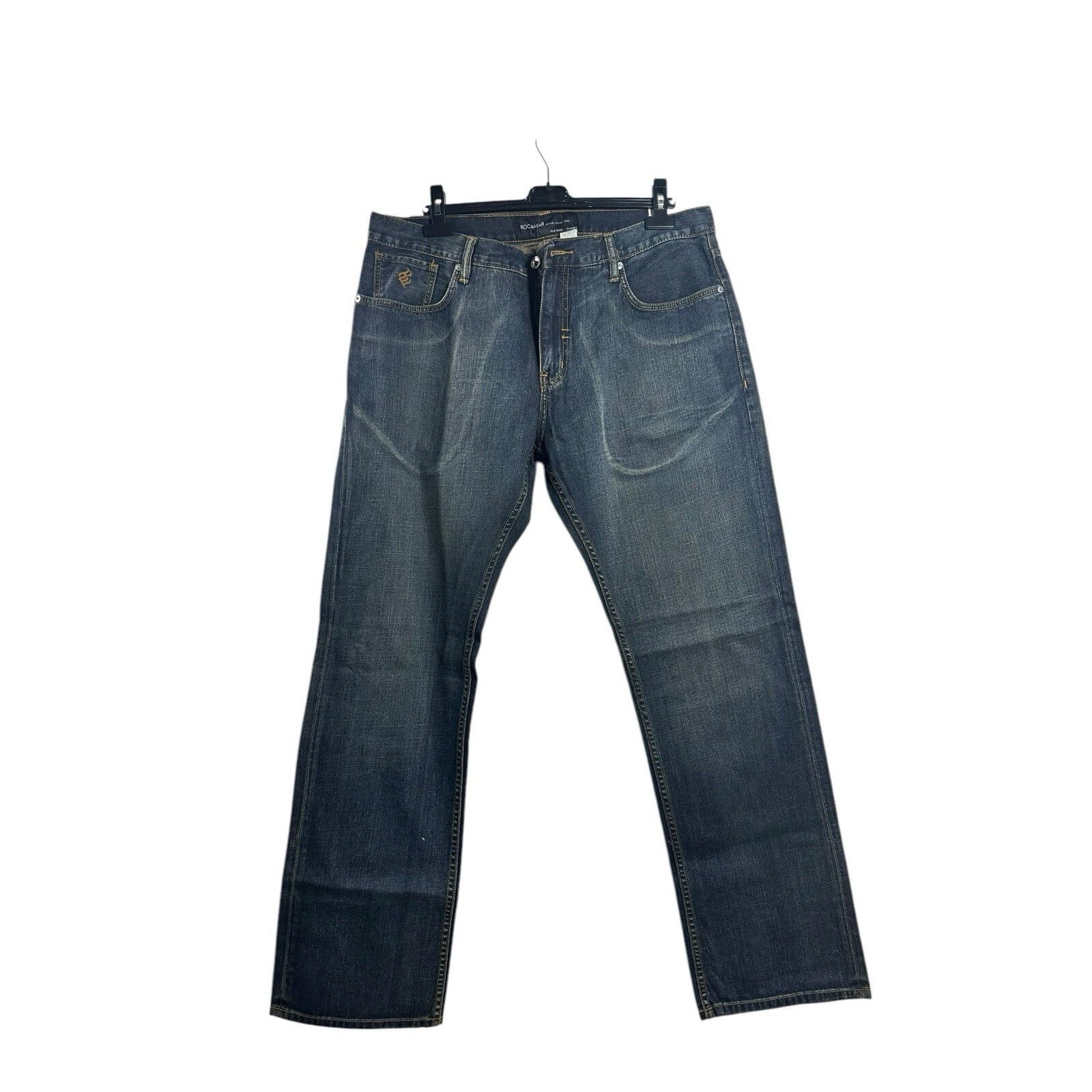 Rocawear Vintage Y2K Rocawear Jeans Mens Denim Baggy Hip Hop Indigo W Size US 38 / EU 54 - 1 Thumbnail