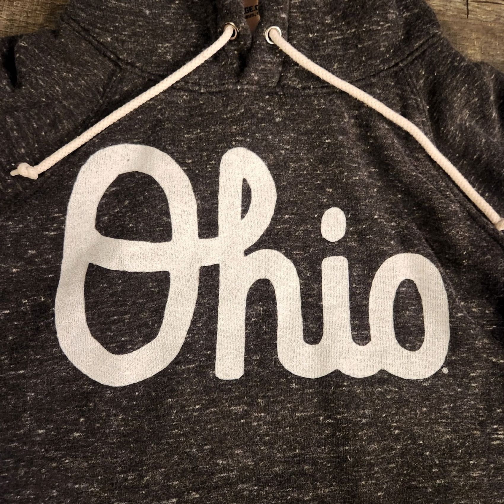 Vintage Homage Ohio State Buckeyes Script Ohio Hoodie M Gray Mens Pullover Nice 🔥 Size US M / EU 48-50 / 2 - 2 Thumbnail