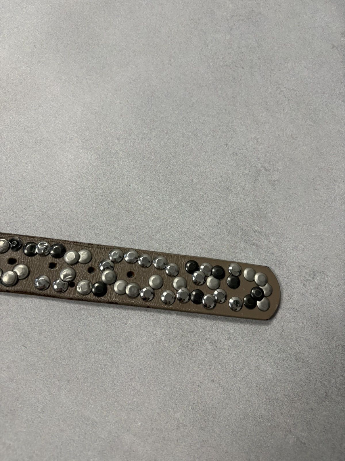 Hysteric Glamour Vintage Leather Belt Style Metal Parts Rhinestones Style Wit Size ONE SIZE - 9 Thumbnail