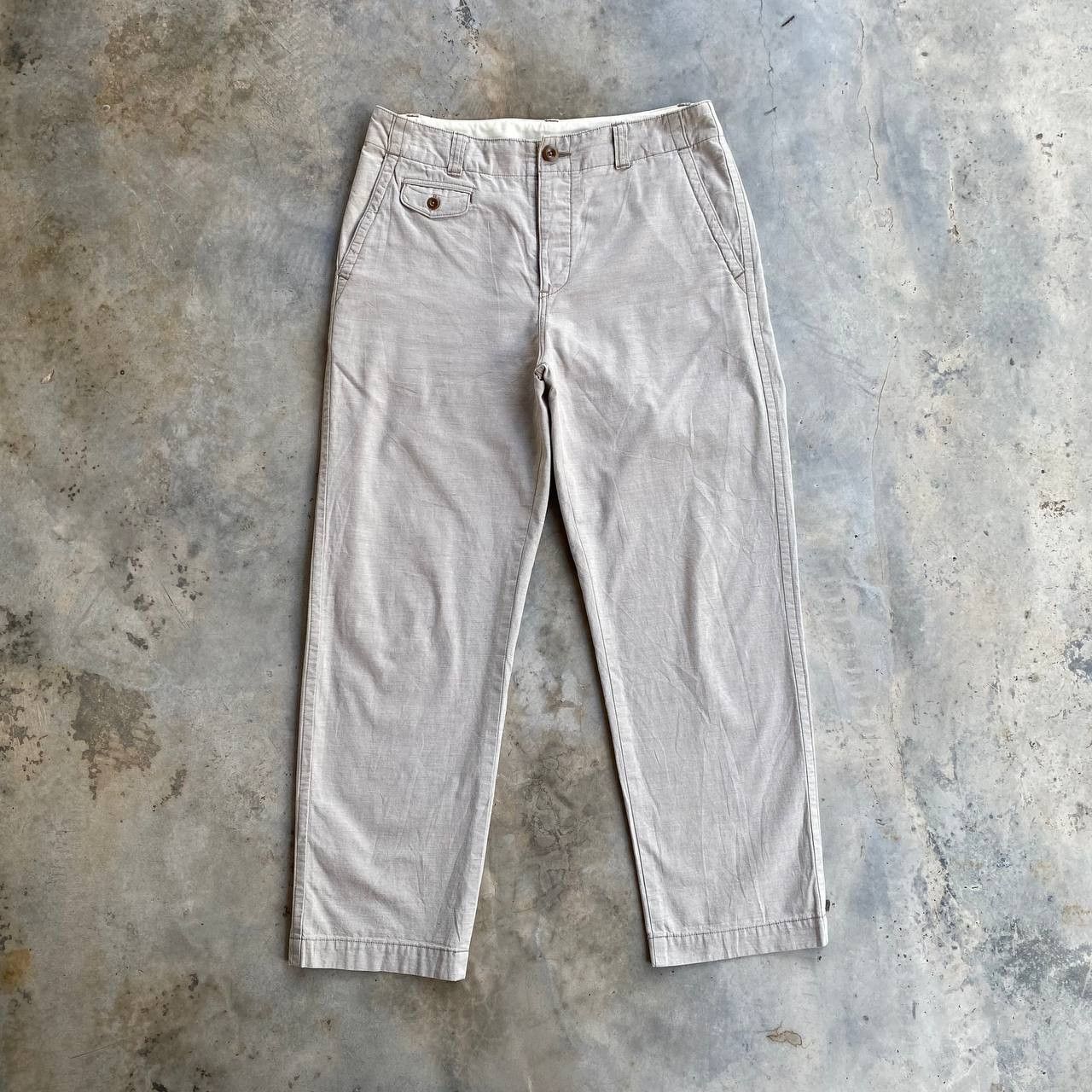 Margaret Howell MARGARET HOWELL JAPAN MEN CHINOS REGULAR STRAIGHT LEG PANT Size US 32 / EU 48 - 1 Thumbnail
