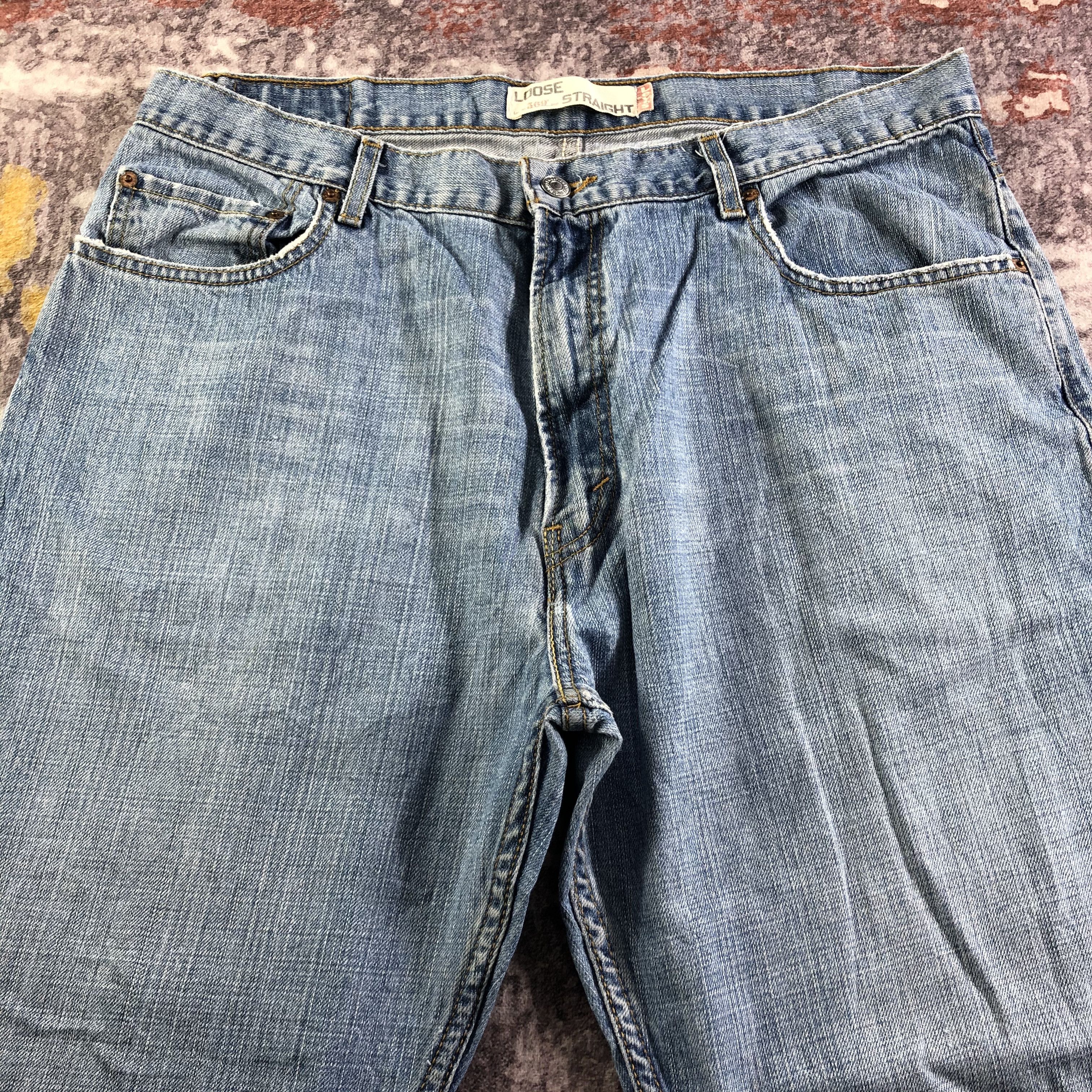 Levi's × Vintage Vintage Blue Wash Levis 569 Jeans-JM3463 Size US 38 / EU 54 - 3 Thumbnail