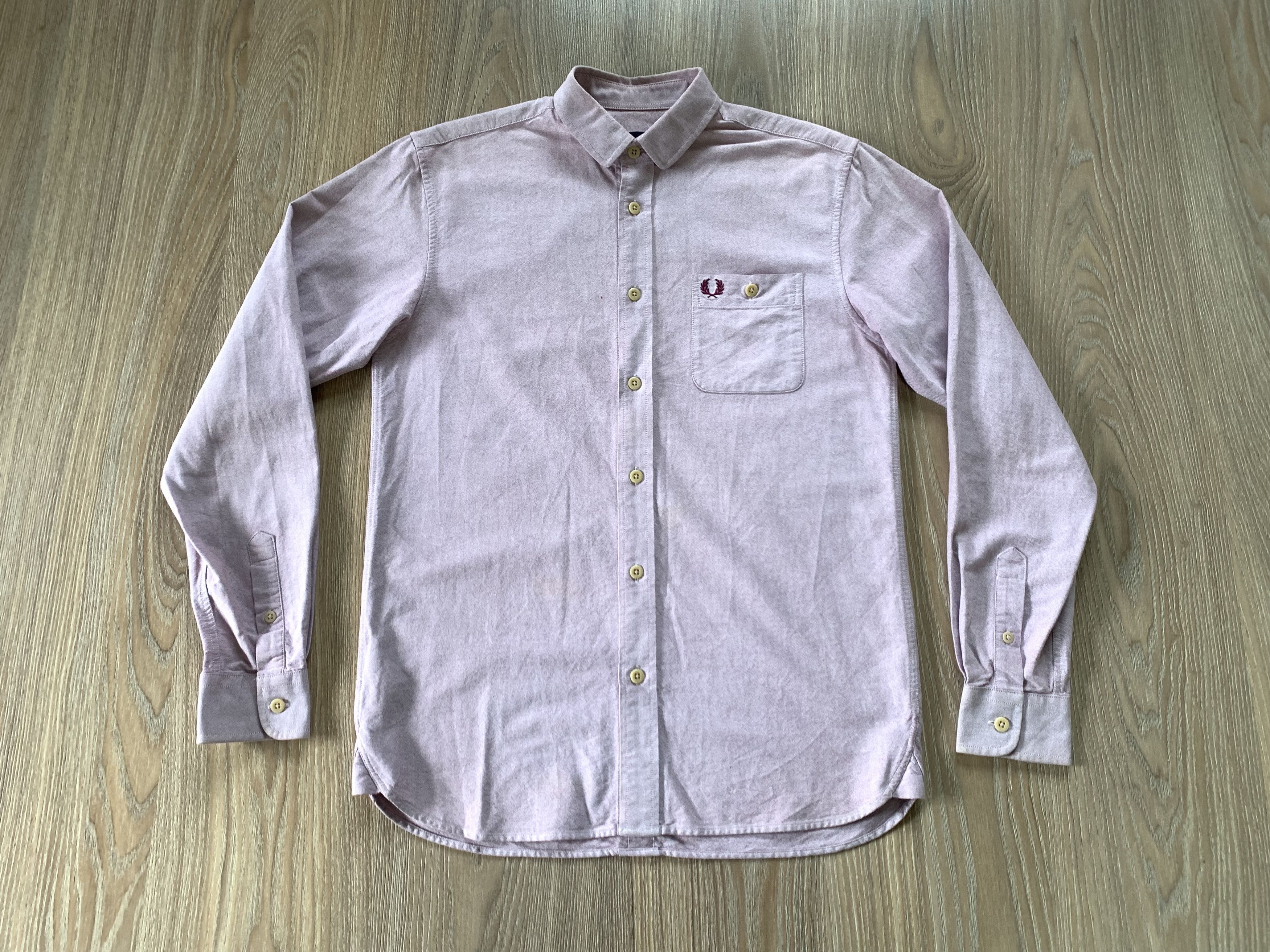 Designer × Fred Perry Fred Perry Cotton Longsleeve Shirt Size US S / EU 44-46 / 1 - 2 Thumbnail