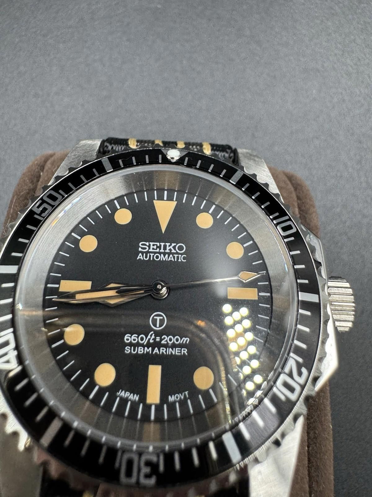 Seiko Brand New Black Seiko MODified Automatic Sub Men’s Watch 40m Size ONE SIZE - 8 Thumbnail