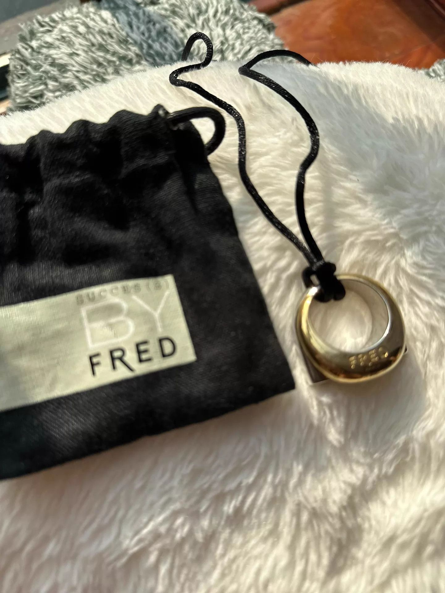 FRED fred 95 new square & circle gold/silver pendant Size ONE SIZE - 8 Thumbnail