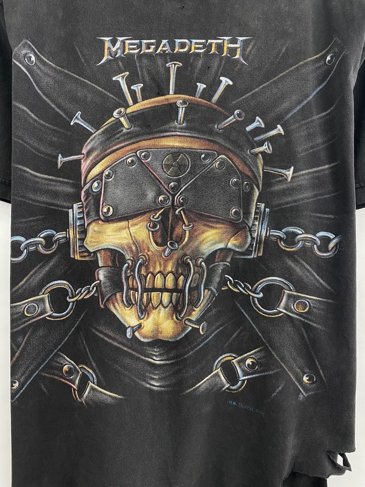 Megadeth 💀 Vintage Y2K Megadeth Rock Band Tour T-Shirt Rare Retro Size US M / EU 48-50 / 2 - 4 Thumbnail