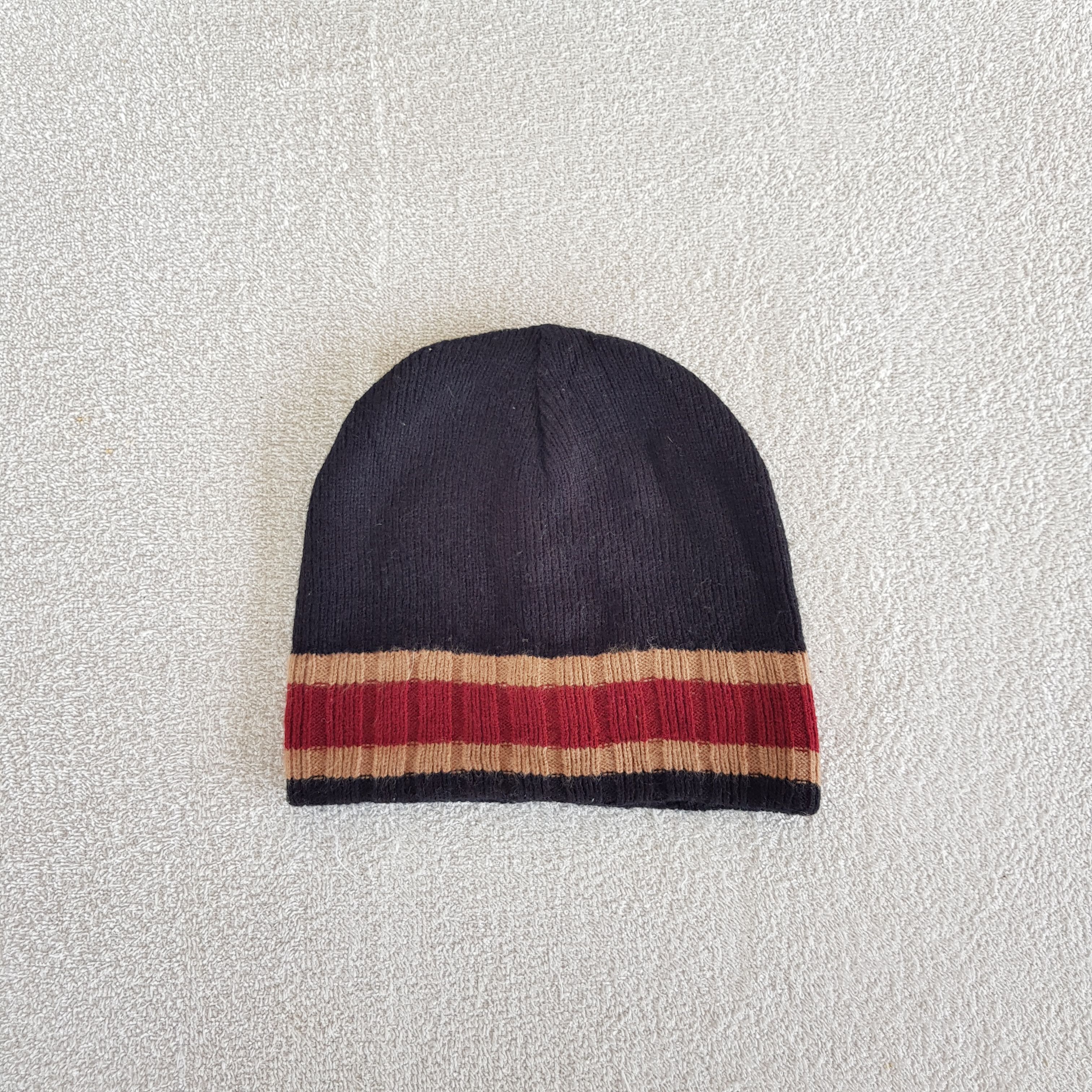 Other Vintage Homeless Stripe Beanie Knit Crochet Snow Caps Hats Size ONE SIZE - 5 Thumbnail