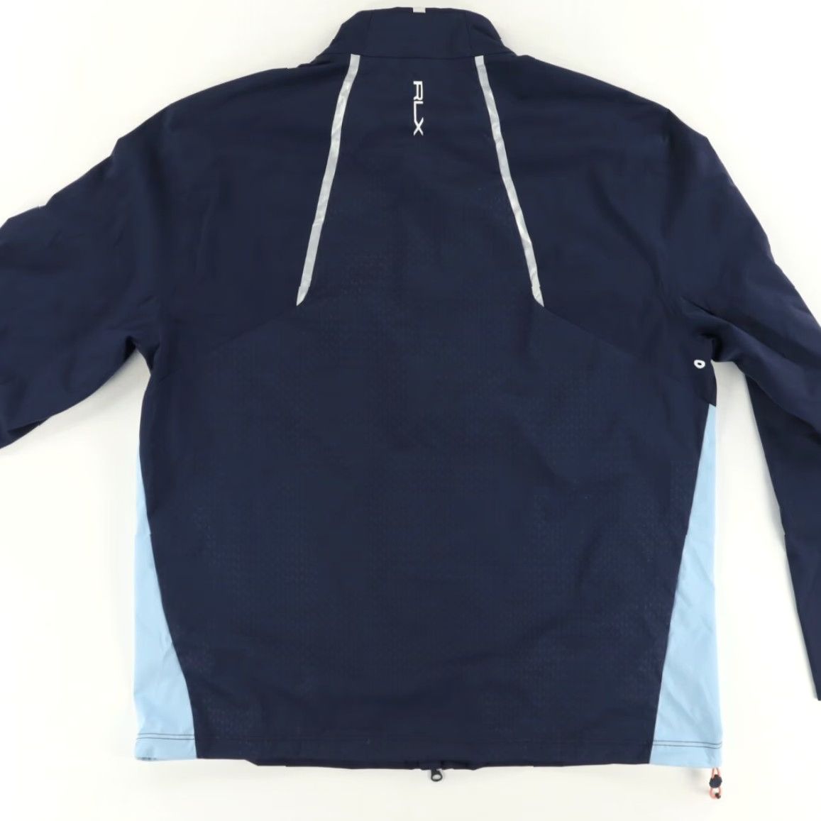 RLX Ralph Lauren RLX Ralph Lauren Sand Hollow Waterproof Colorblock Jacket Navy Blue Men's XL Shirt Size US XL / EU 56 / 4 - 4 Thumbnail