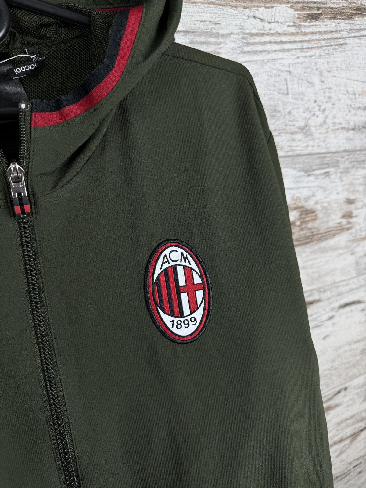 Adidas Mens Vintage Adidas AC Milan Jacket soccer Olympic football Size US M / EU 48-50 / 2 - 7 Thumbnail