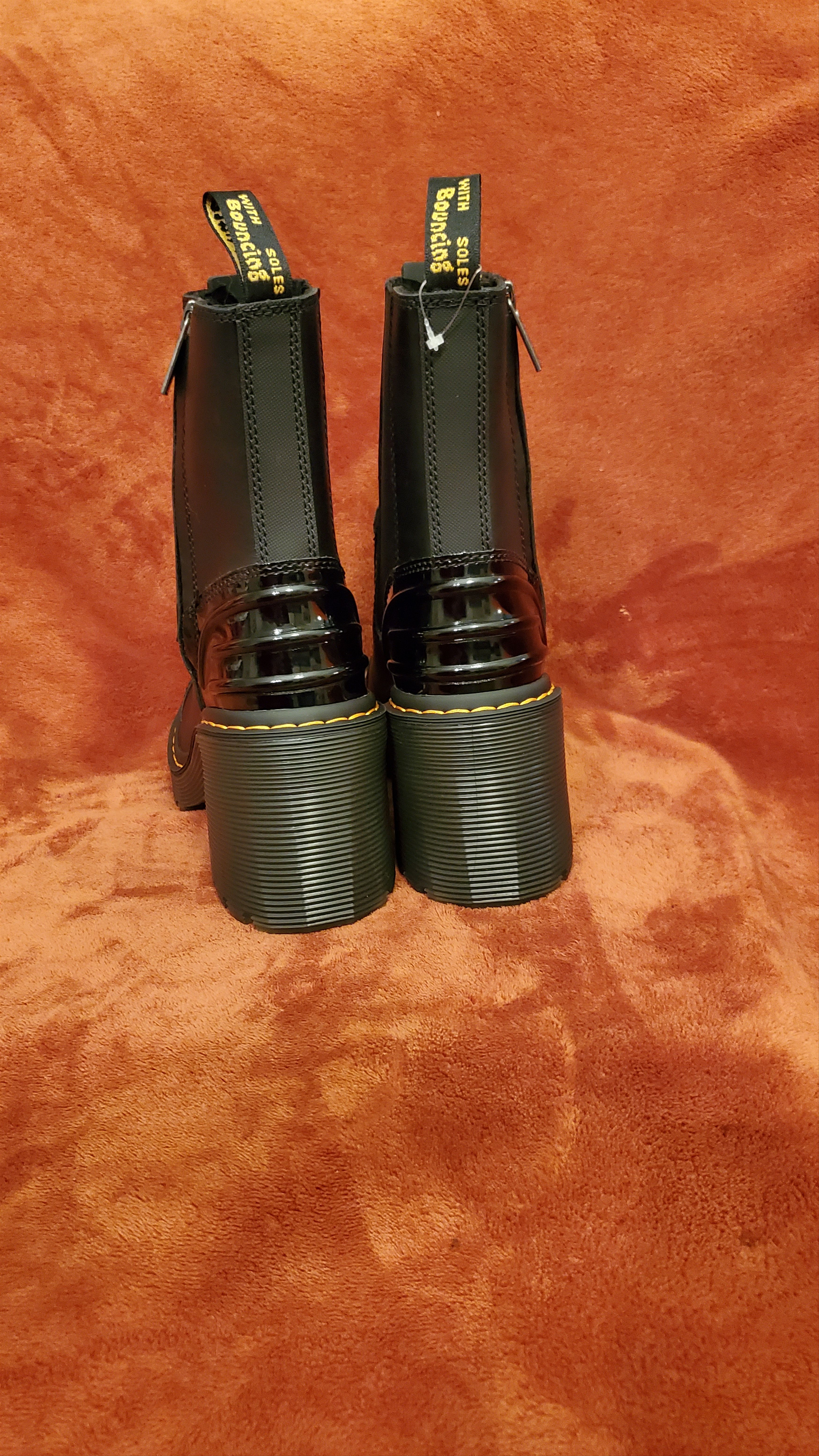 Dr. Martens NEW DR MARTENS BLACK LEATHER ANKLE BOOTS Size US 7 / IT 37 - 5 Thumbnail