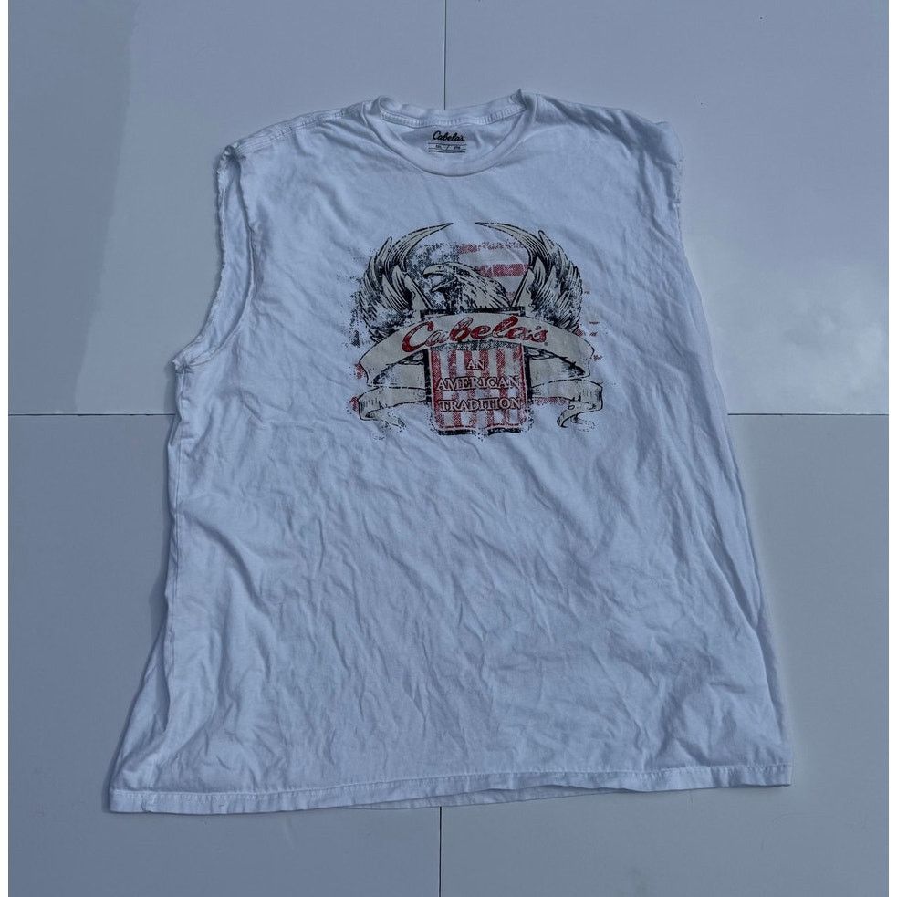 Cabelas Cabela's American Tradition Sleeveless Top - 3XL Size US XXL / EU 58 / 5 - 1 Thumbnail