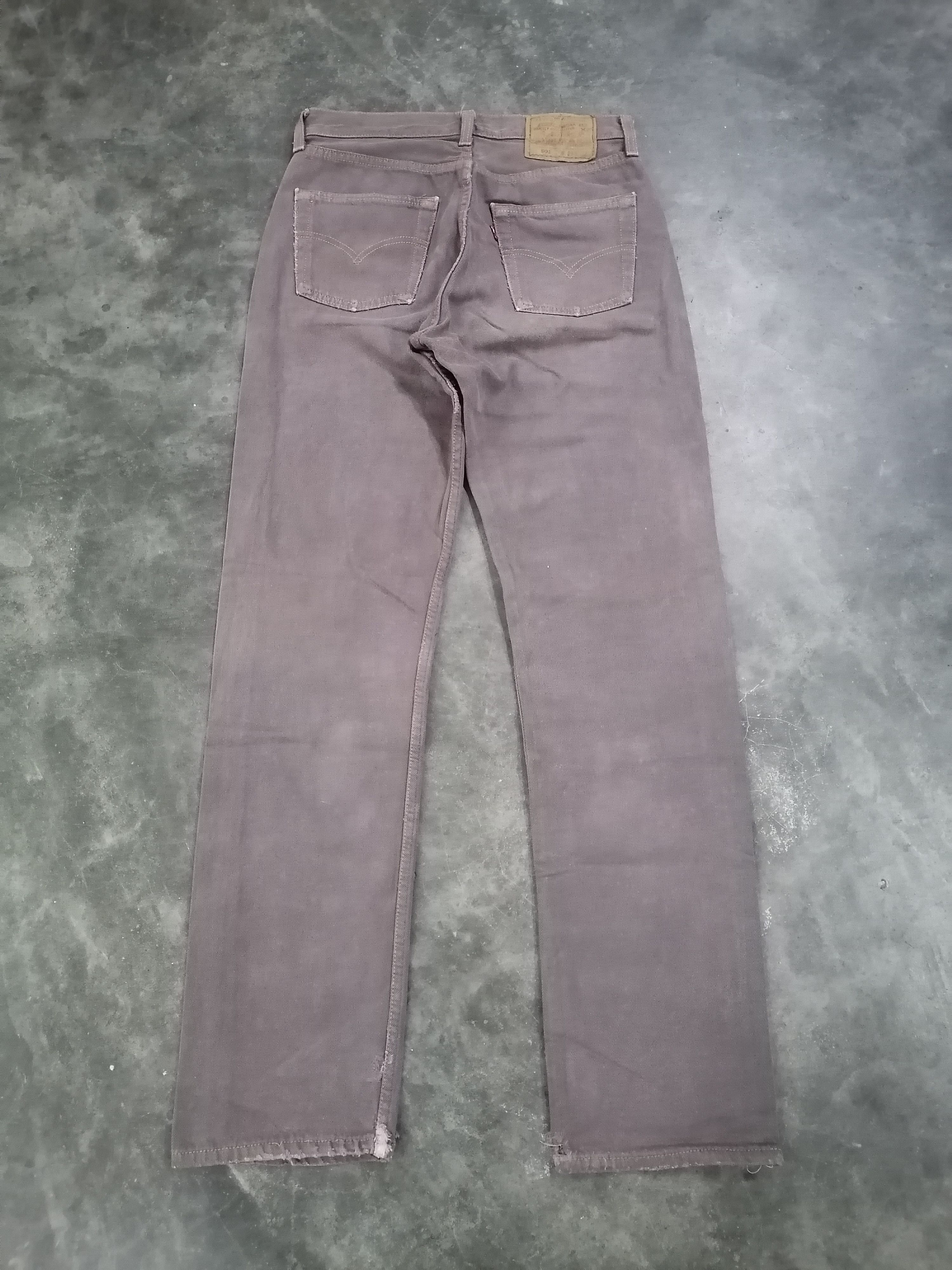 Levi's × Levi's Vintage Clothing Vintage 90s Levi's 501 Dyed Purple Distressed Denim Pants Size US 28 / EU 44 - 5 Thumbnail