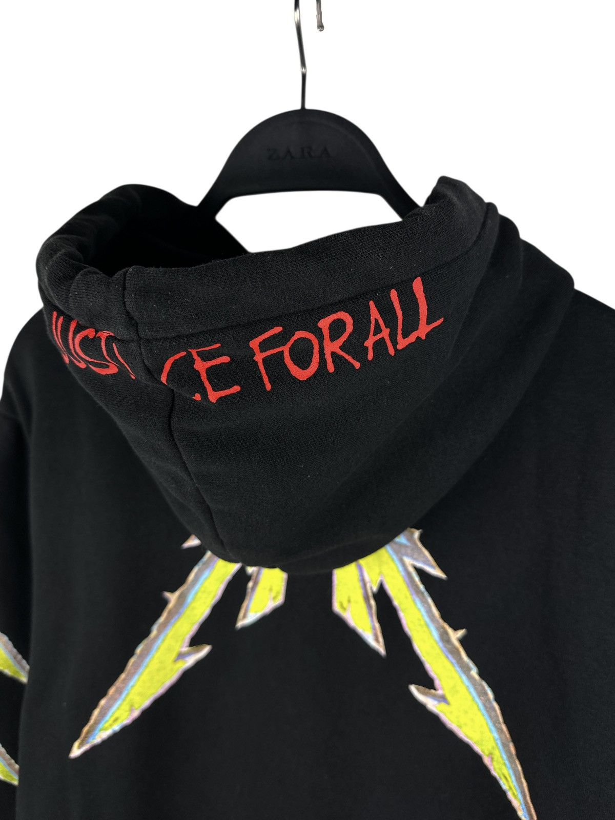 H&M × Metallica H&M x Metallica And Justice For All Graphic Print Hoodie Size US XS / EU 42 / 0 - 12 Thumbnail