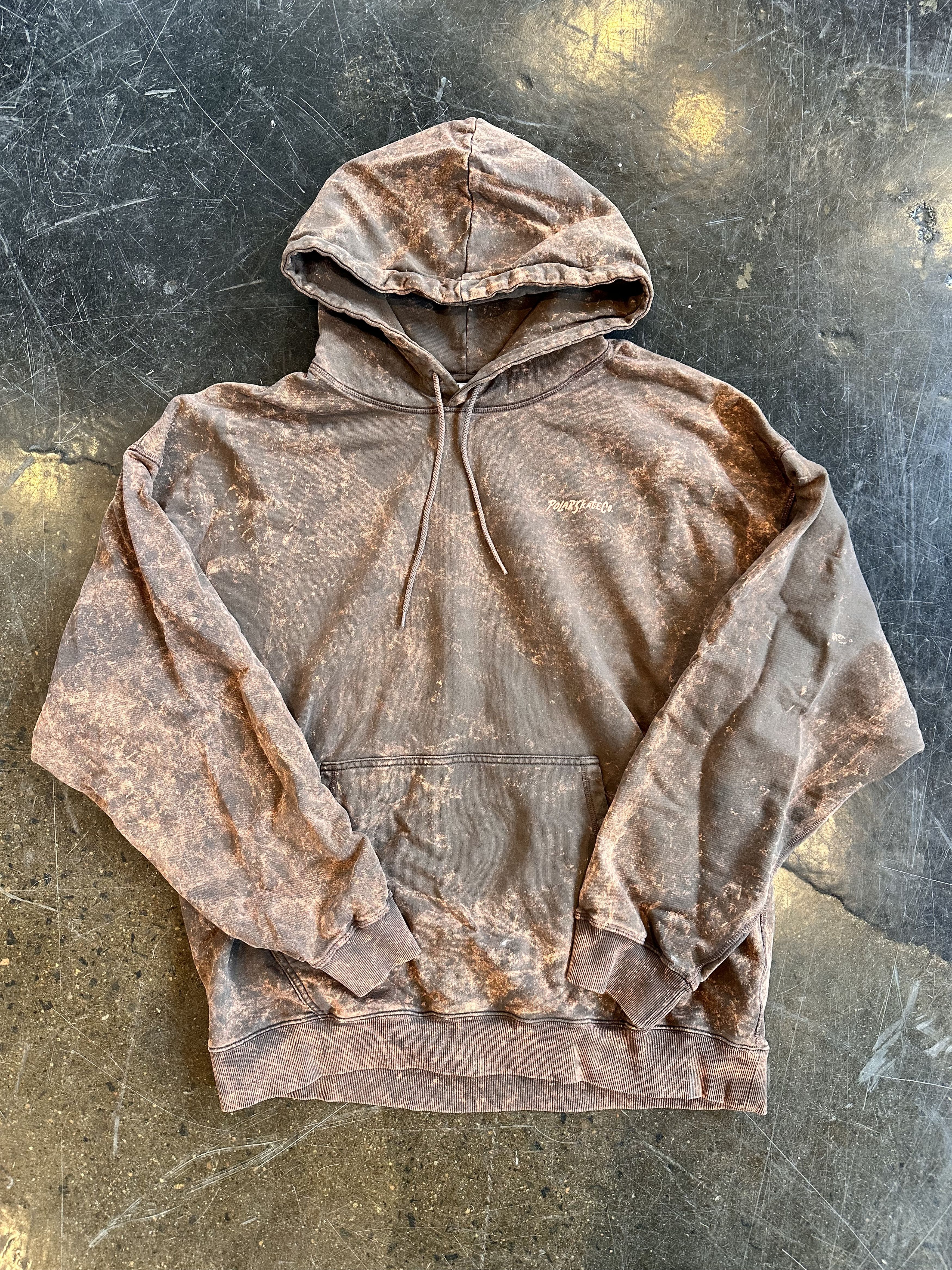 Polar Skate Co. POLAR Acid Frank Hoodie | Surf Logo - Brown XXL Size US XXL / EU 58 / 5 - 3 Thumbnail