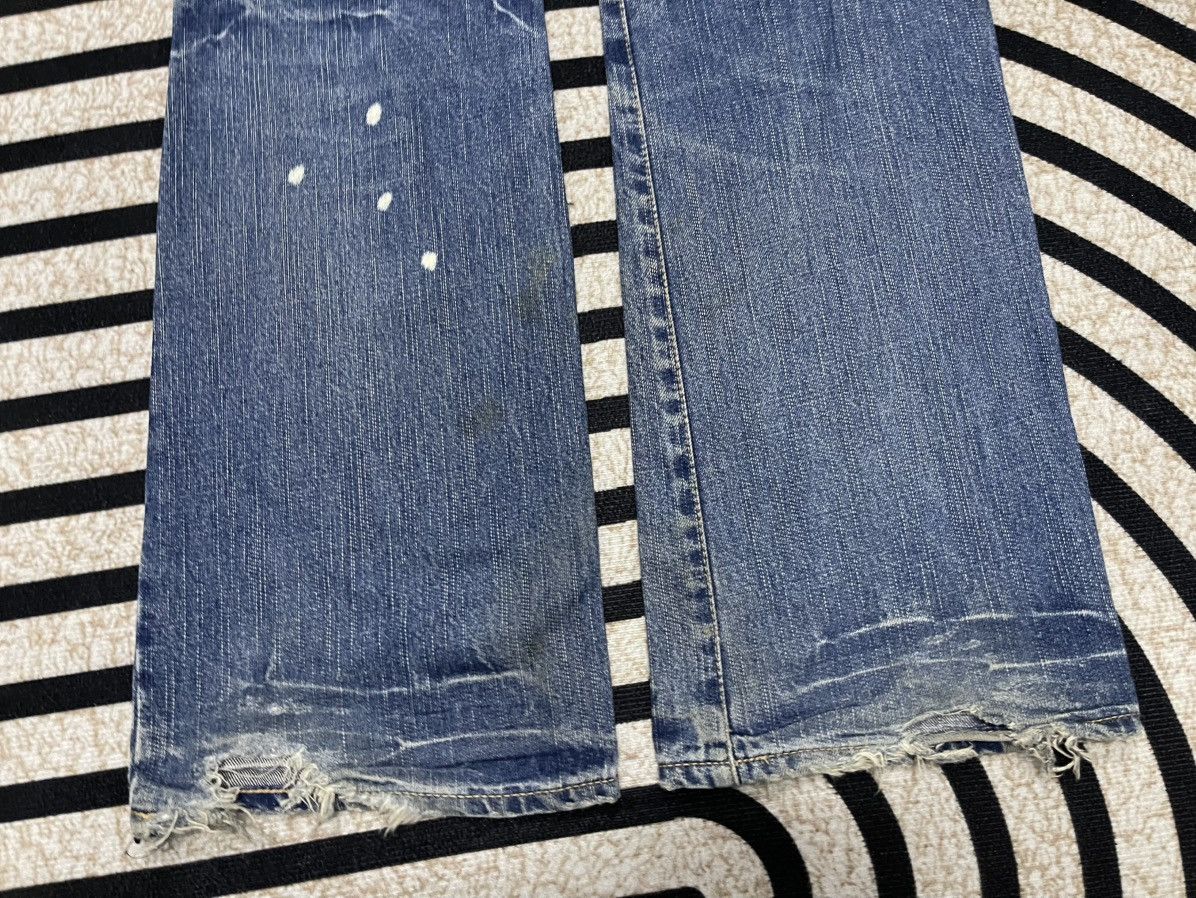 PPFM 2000s PPFM FLARE DISTRESSED DENIM RARE DESIGN Size US 30 / EU 46 - 14 Thumbnail