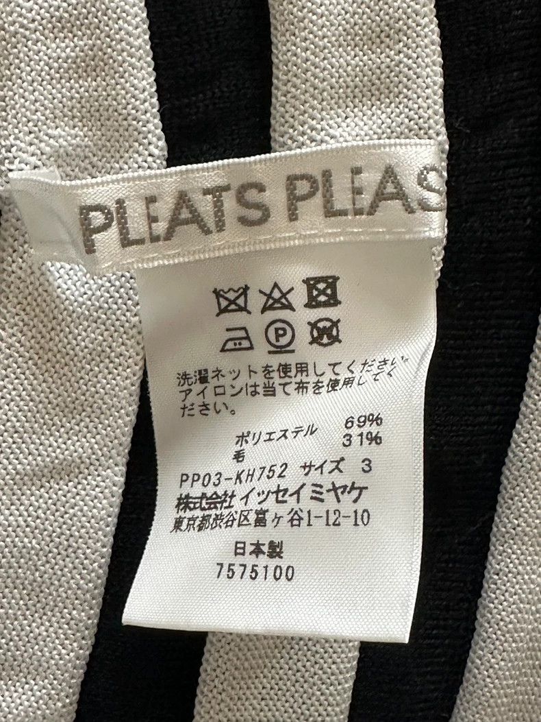 Issey Miyake Issey Miyake size:3 Black and white spring knitted striped Size M / US 6-8 / IT 42-44 - 3 Thumbnail