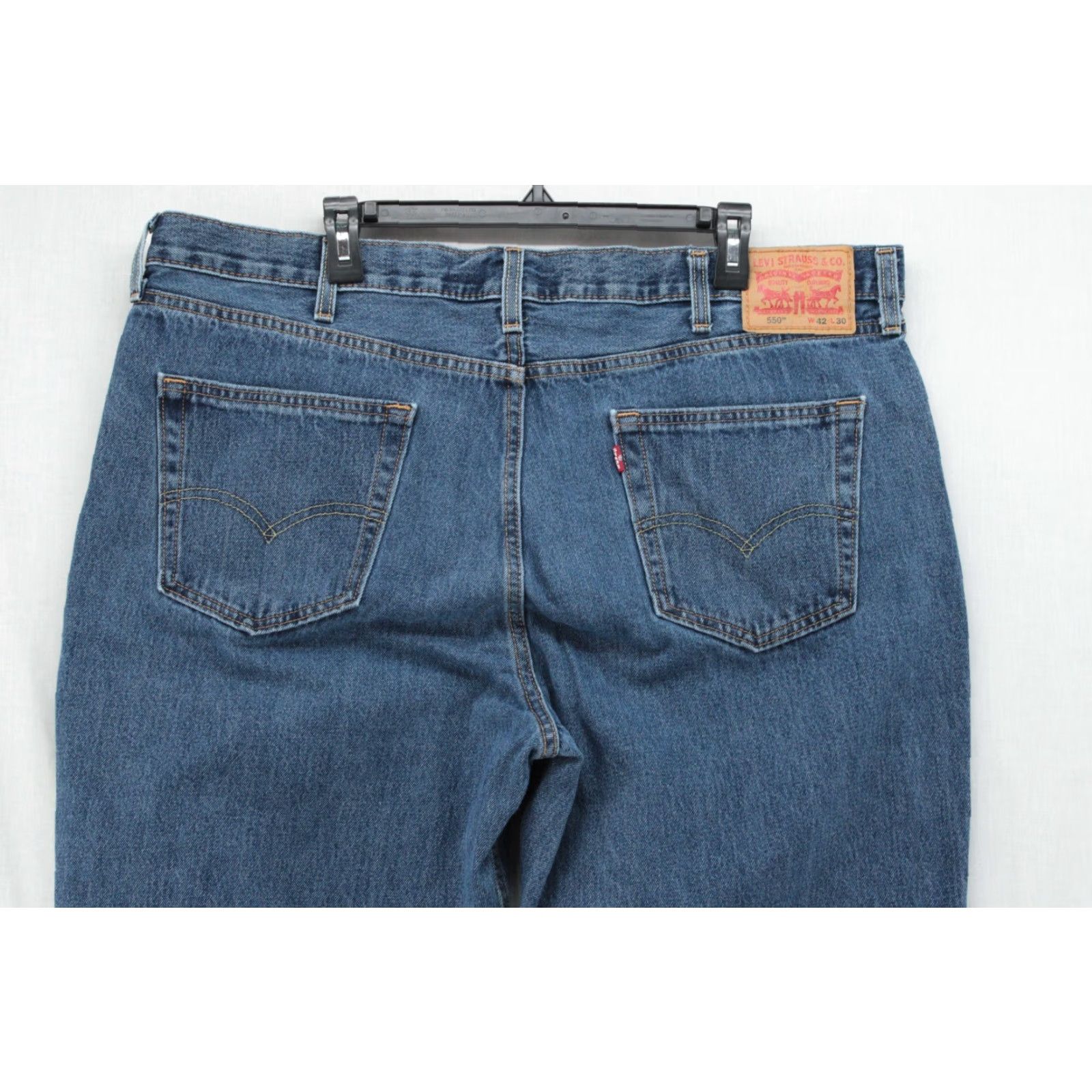Levi's Levi’s Jeans 550 Men’s 42 Blue Straight Leg Relaxed High Rise Rance Work Wear Vintage: No Size US 42 / EU 58 - 6 Thumbnail