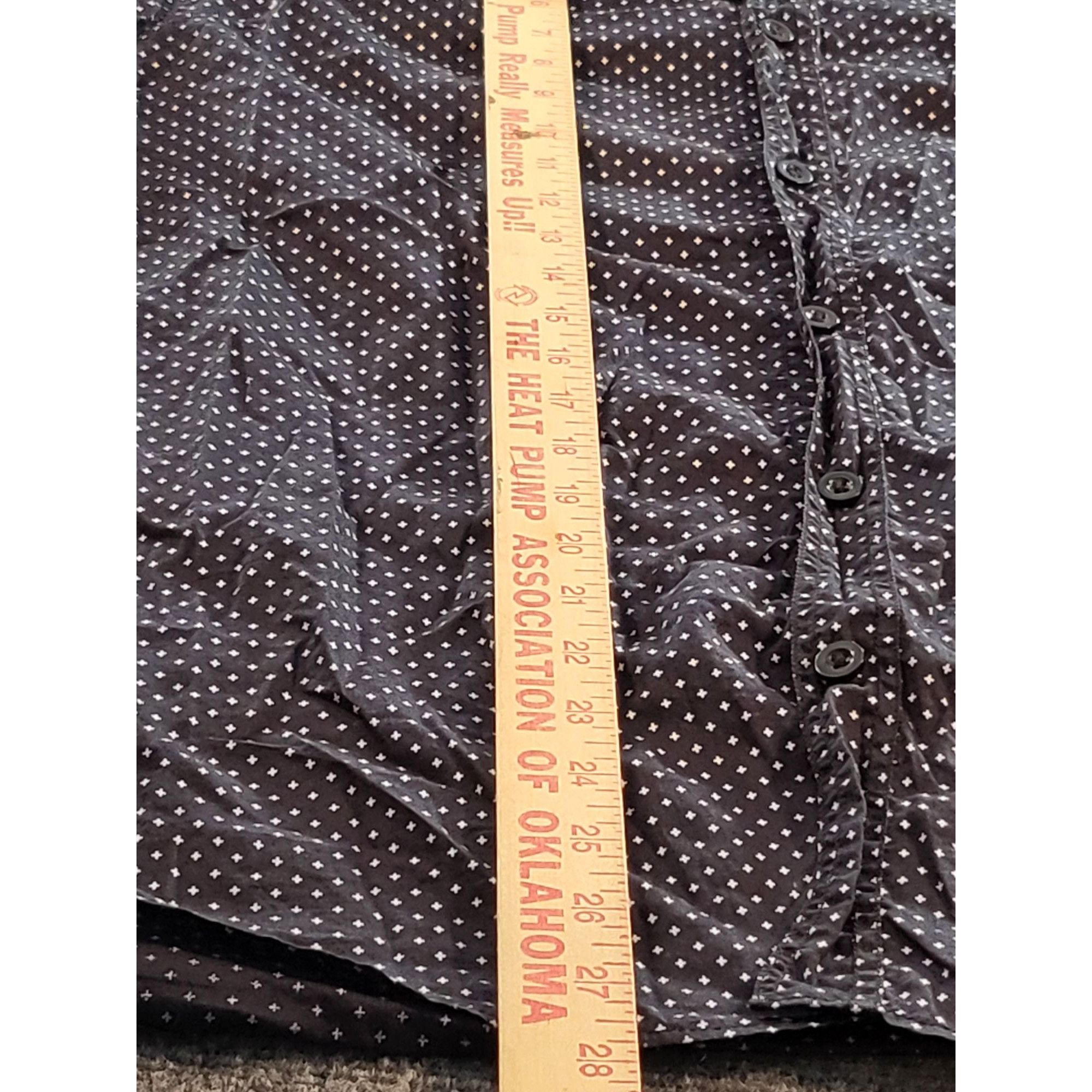 Massimo Dutti Massimo Dutti Button Up Shirt Men Sz M Geographic Print Blac Size US M / EU 48-50 / 2 - 4 Thumbnail