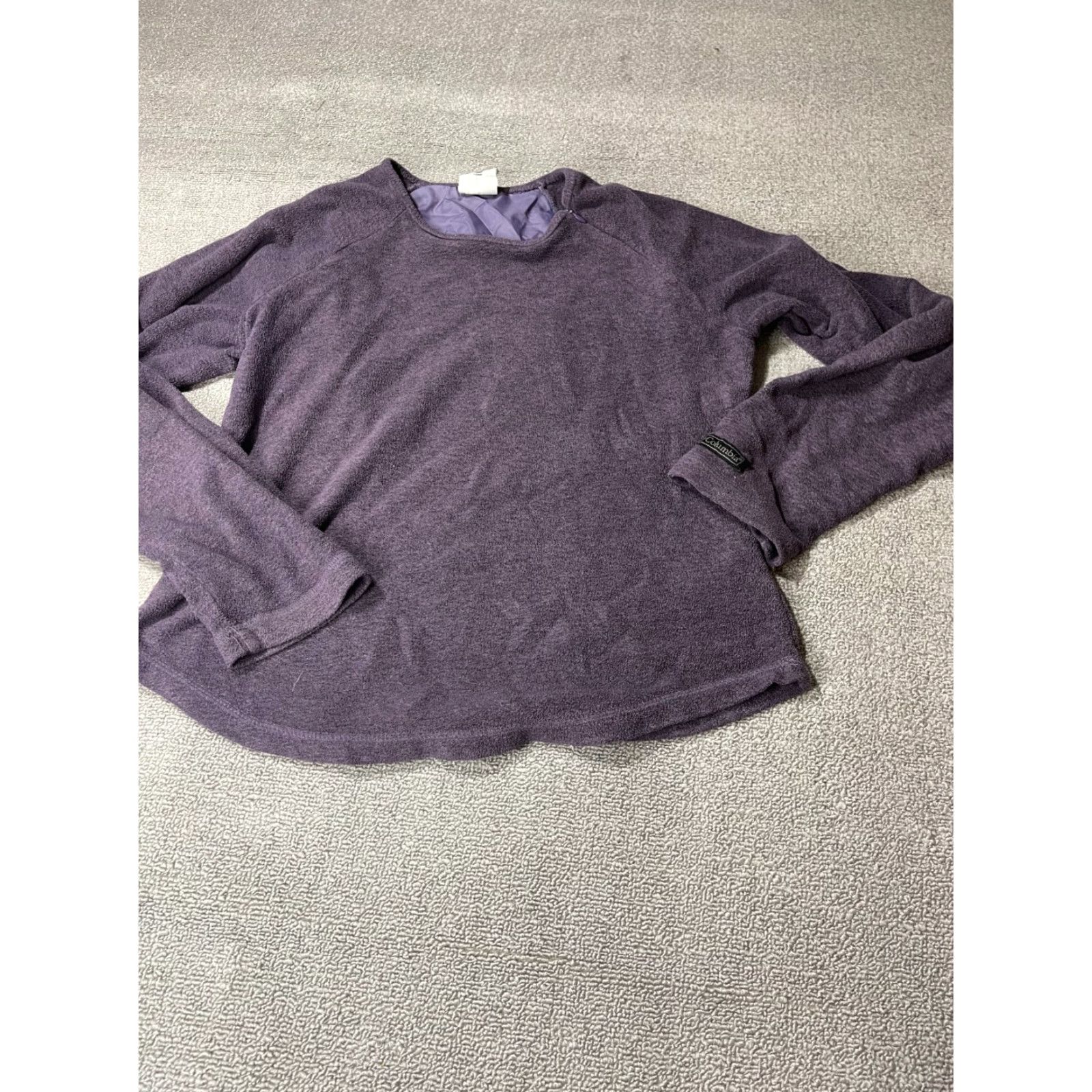 Vintage Columbia Blouse Shirt Womens L Purple Long Sleeve Button Up Casual Travel Outdoor Hiking Fishing Regular Fit Purple Size L / US 10 / IT 46 - 2 Thumbnail
