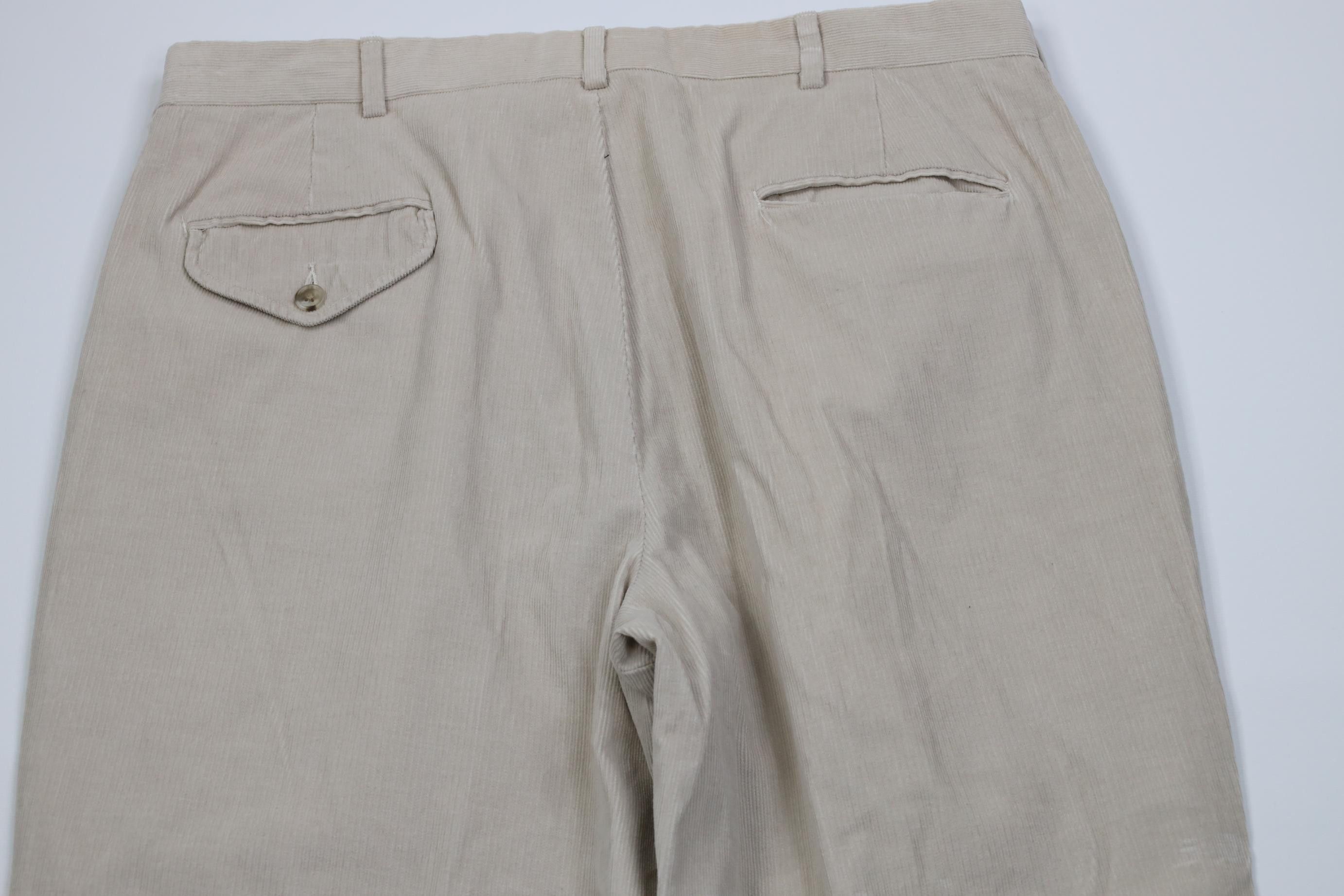 Lands' End Vintage 90s Lands End Wide Leg Chino Pants Stone USA Size US 36 / EU 52 - 11 Thumbnail