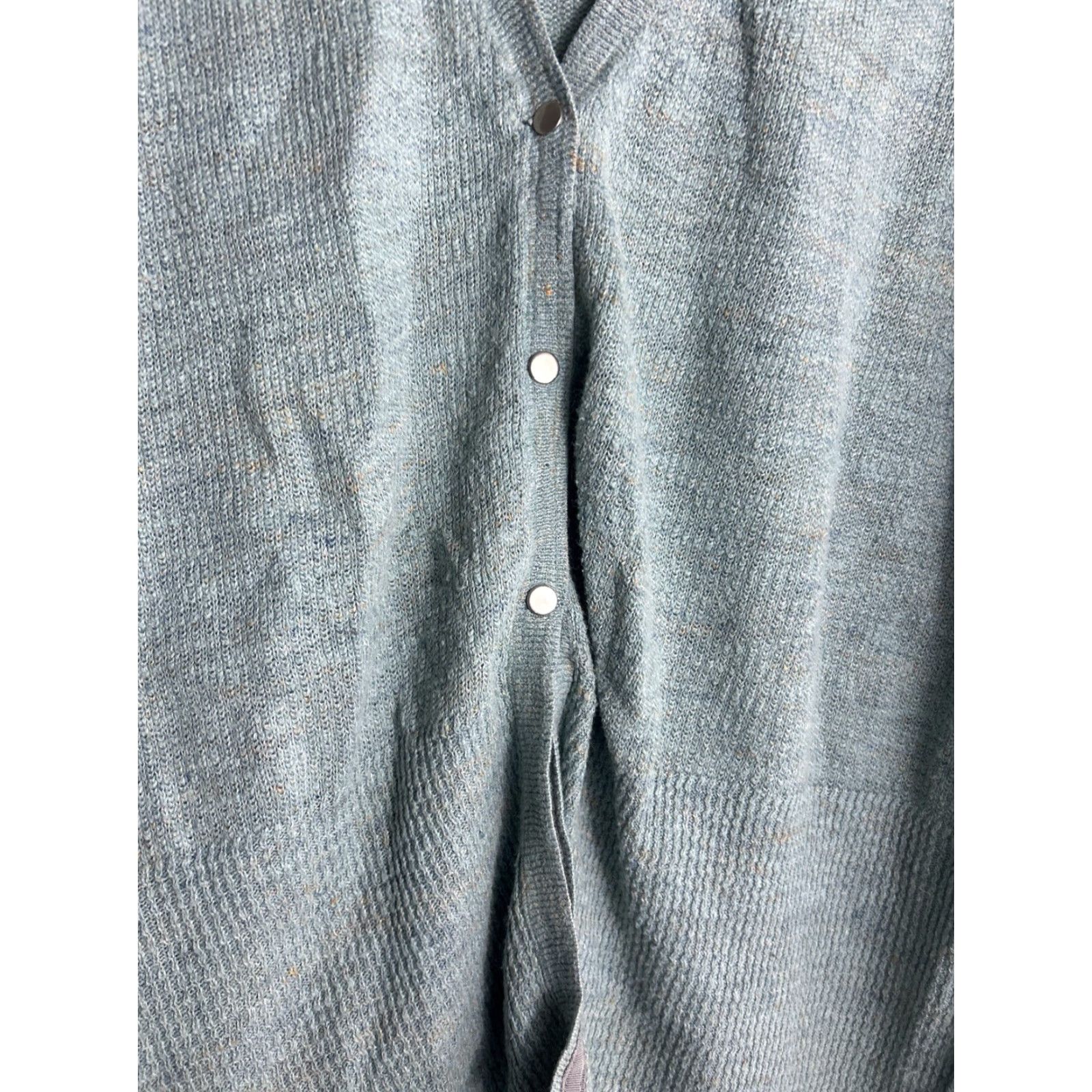 Free People Free People Cardigan Sweater Women's XS Green 3/4 Sleeve Lightweight Longer Back Snap Cardigan Womens XS Green Size XS / US 0-2 / IT 36-38 - 6 Thumbnail