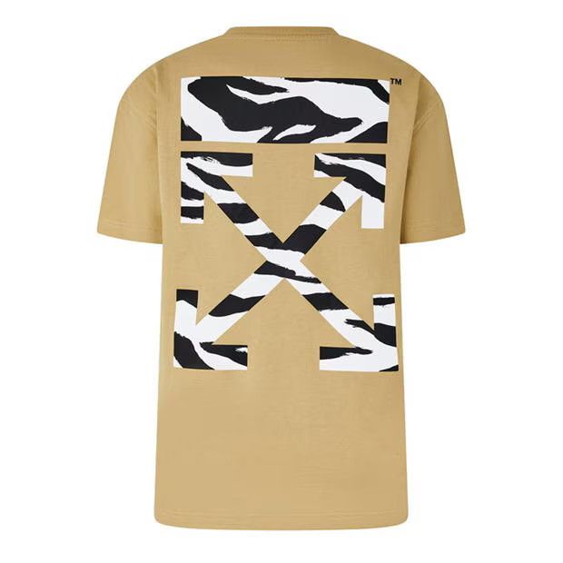 Off-White o1g2r1mq1224 T-Shirts in Camel Size S / US 4 / IT 40 - 2 Thumbnail