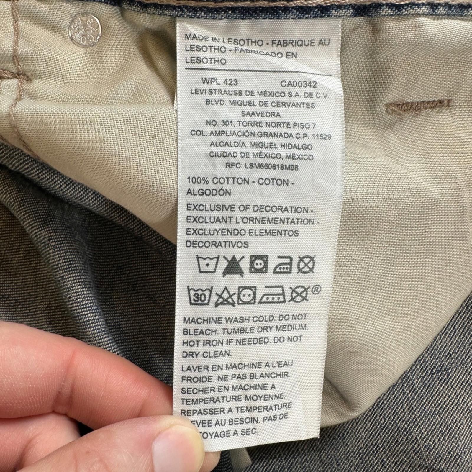 Other Signature Levi Strauss Gold Carpenter Jeans Mens 46x34 Blue Size US 44 / EU 60 - 8 Thumbnail